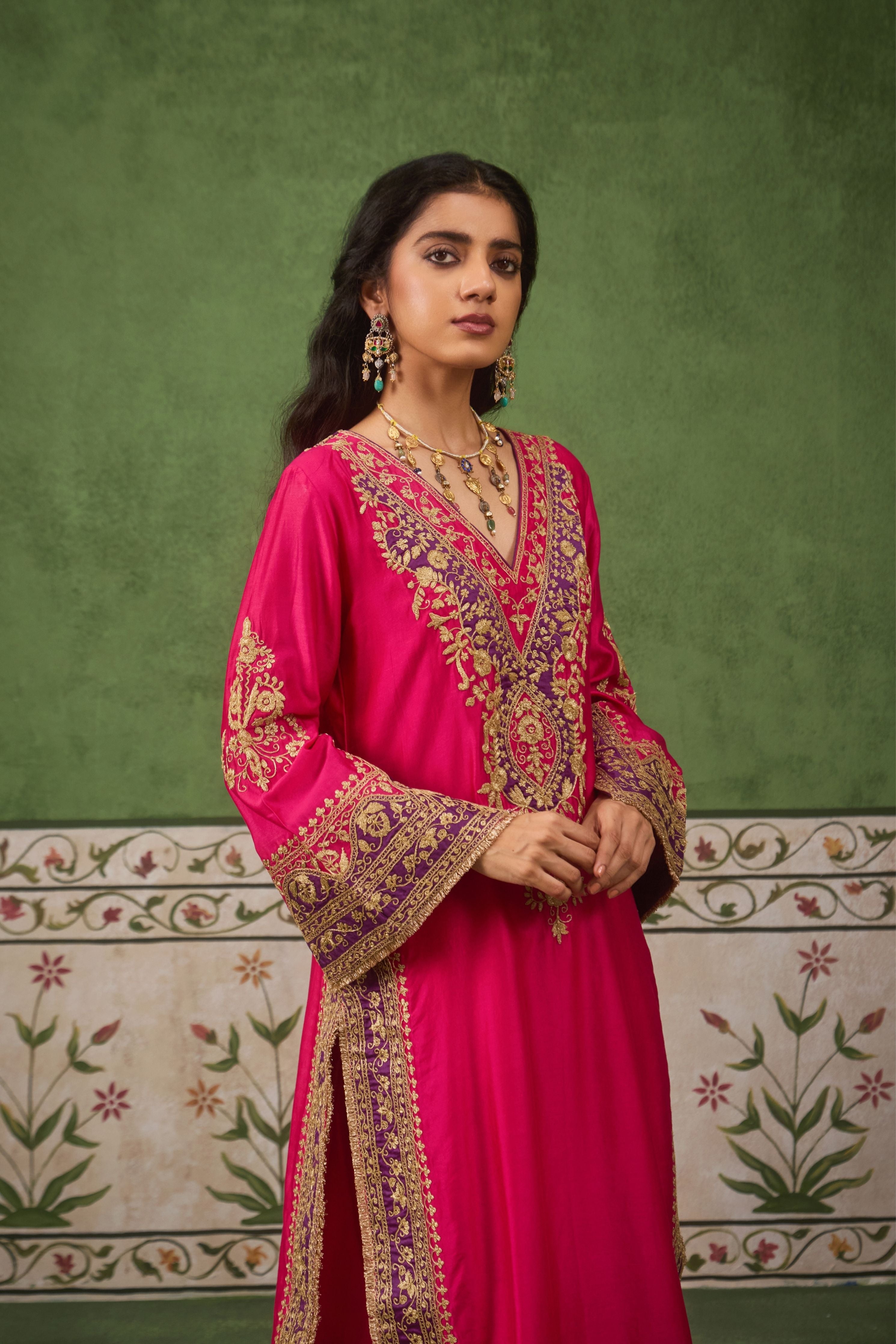 Inayat 2.0 Fushia Purple Kurta Set