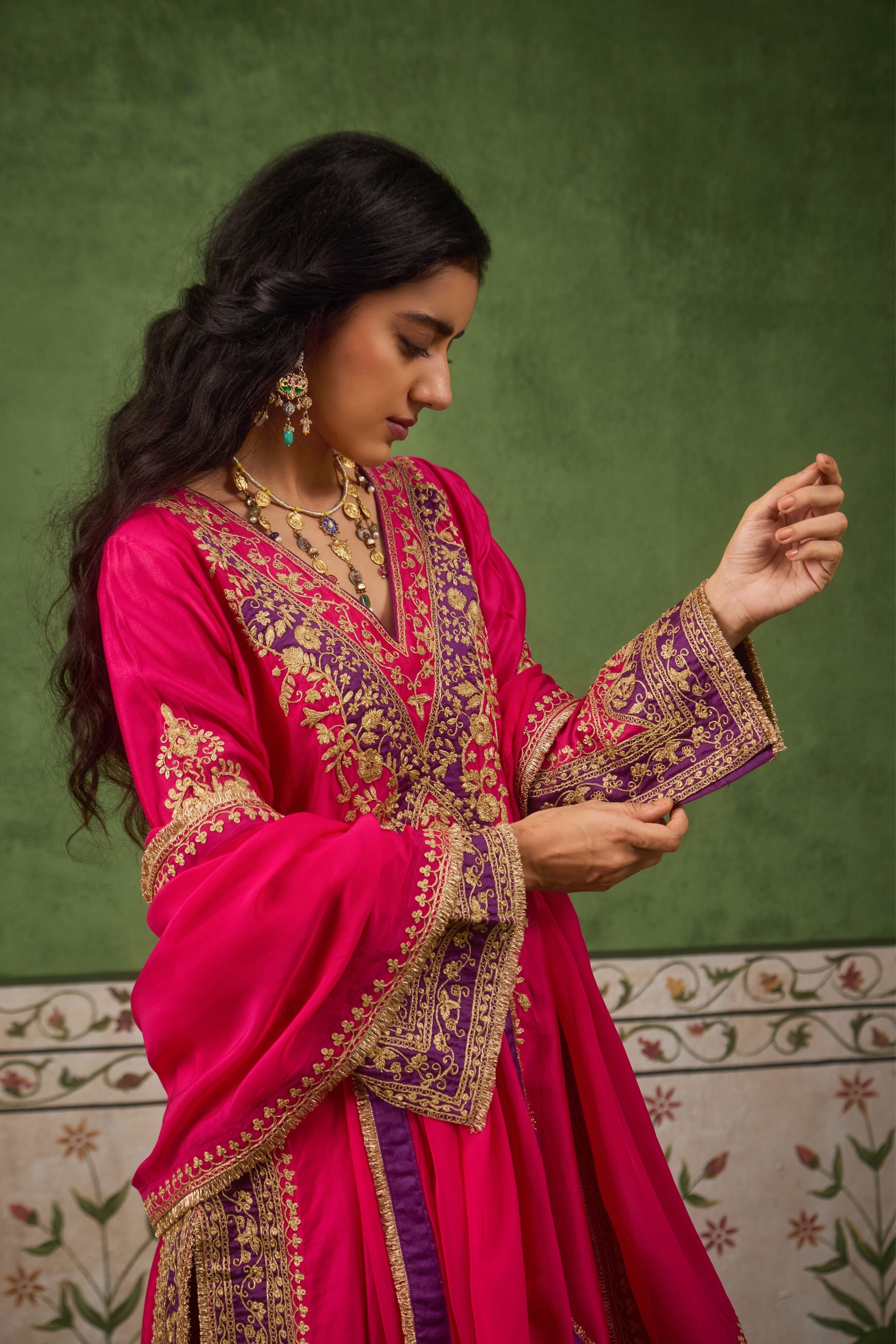 Inayat 2.0 Fushia Purple Kurta Set