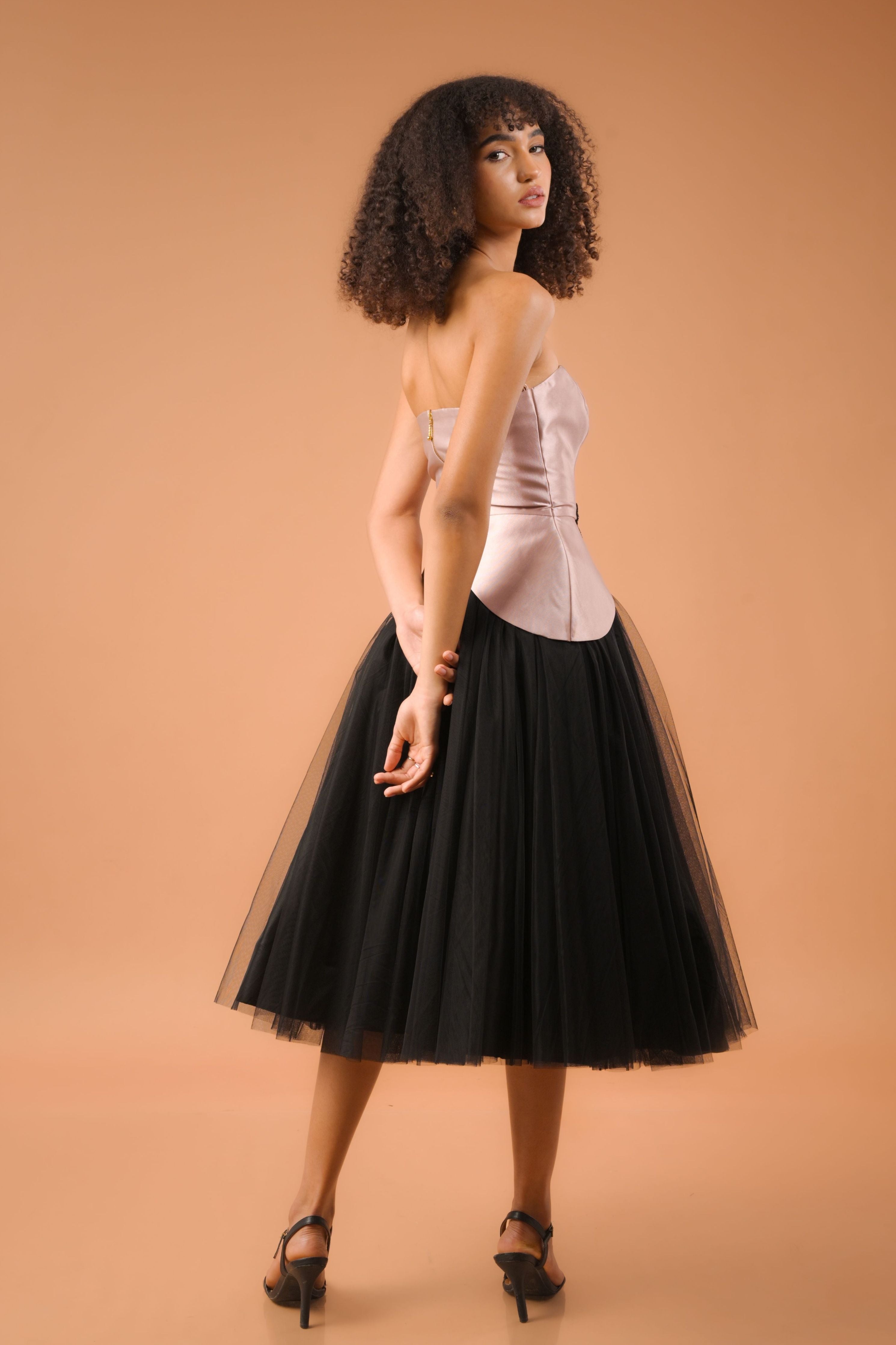 Audrey Rose Gold Corset Co-Ord Set