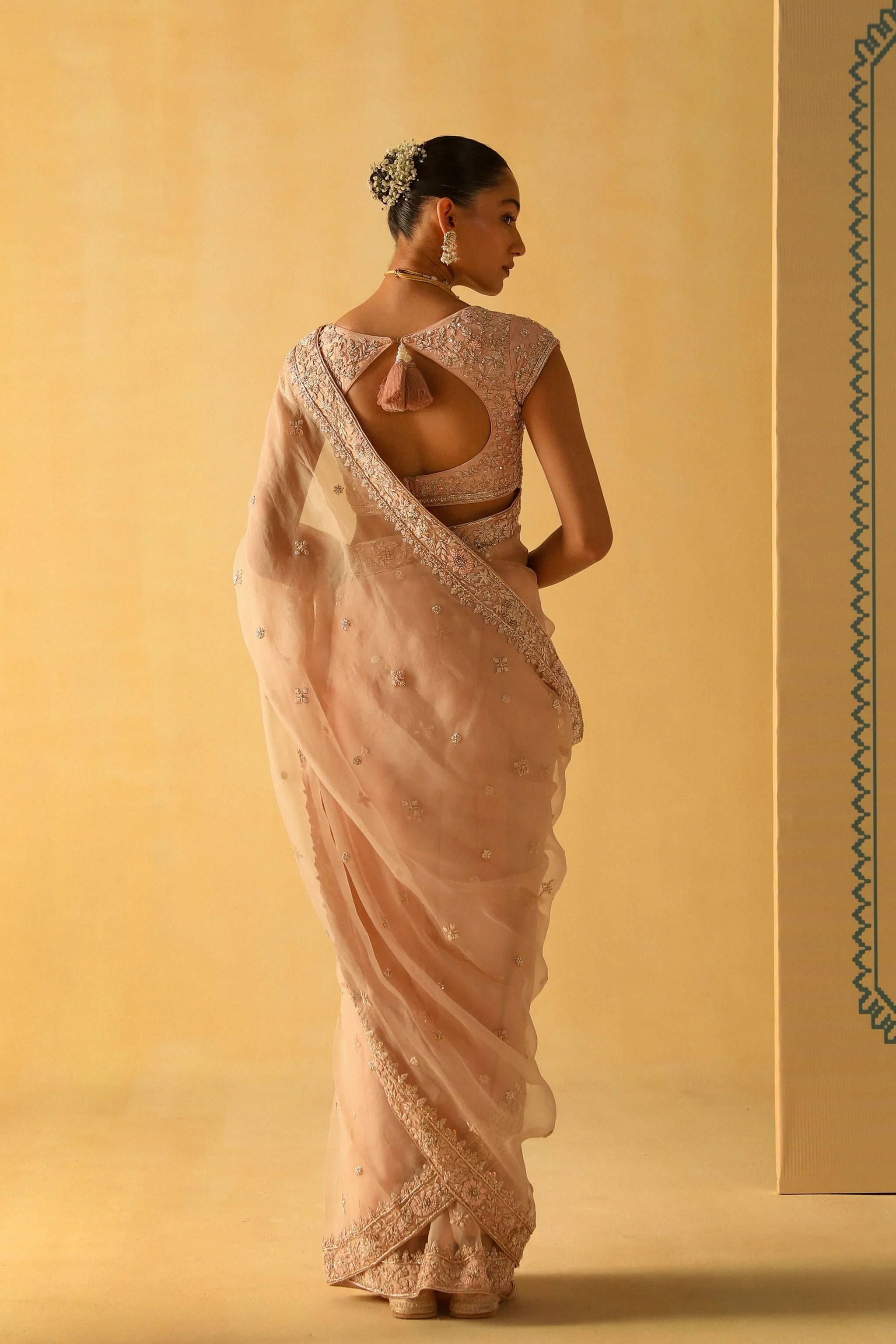 Maliha Rose Pink Maliha Saree Set