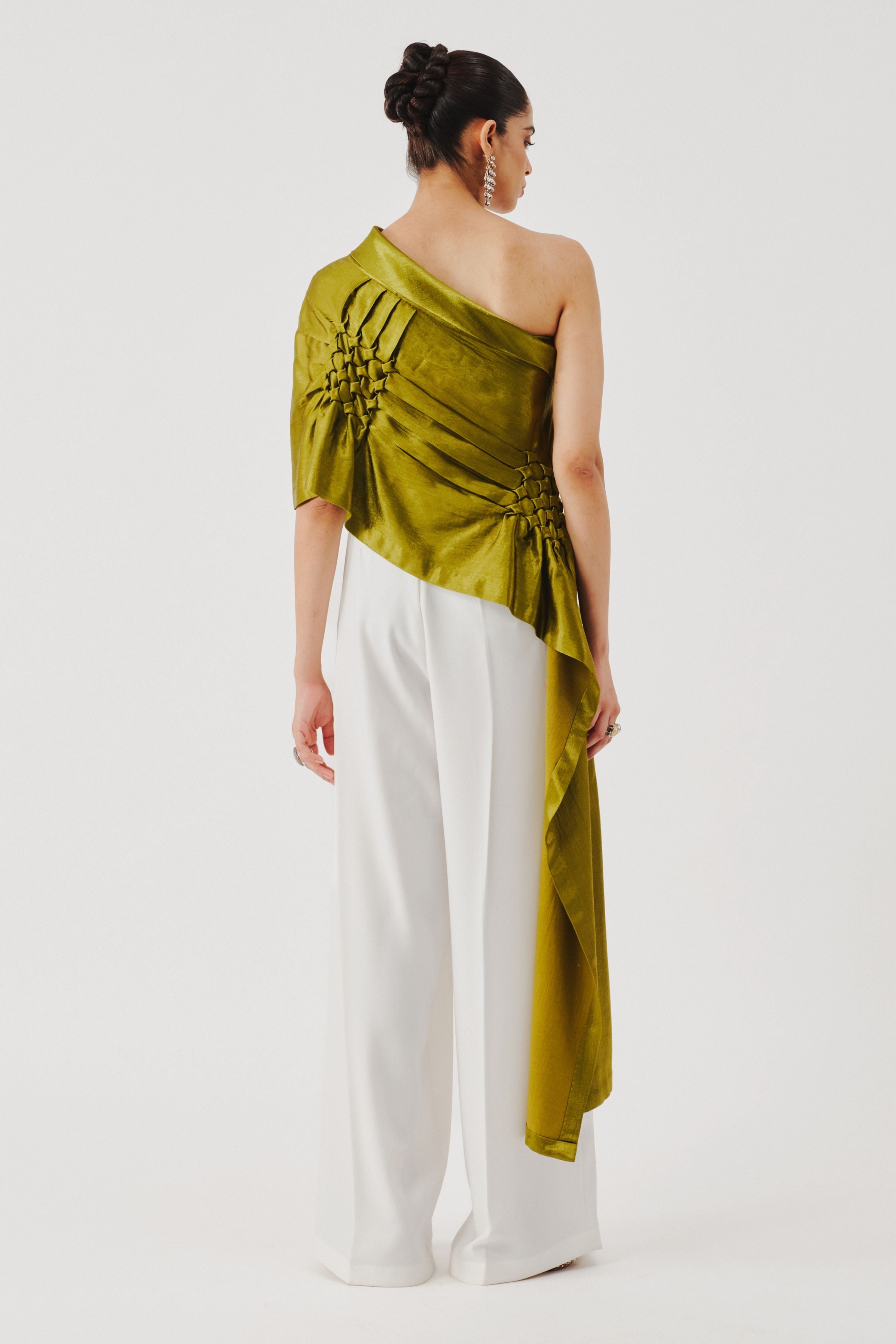 Pisa Top in Olive Green
