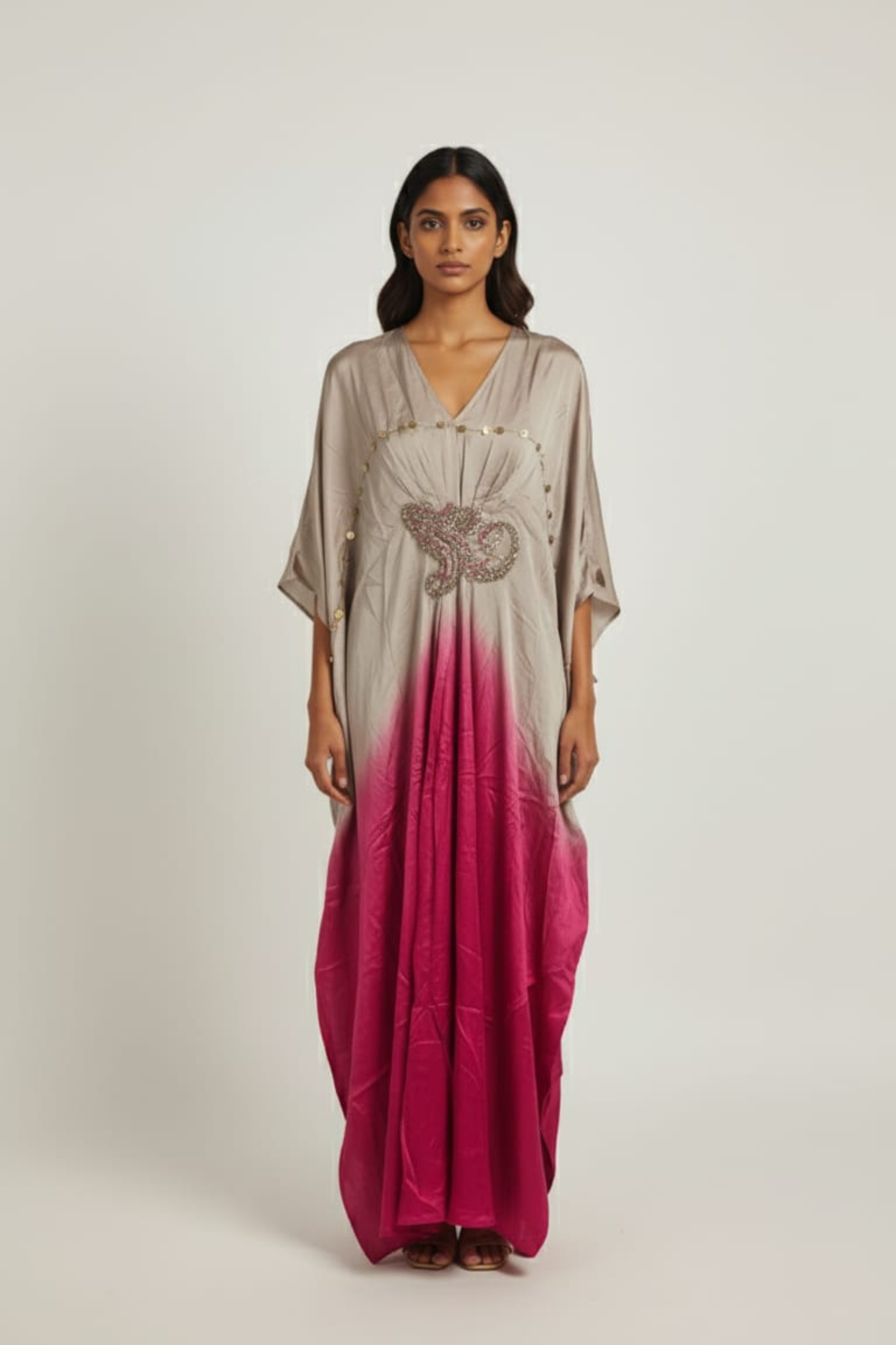 Pink Ombre Kaftan