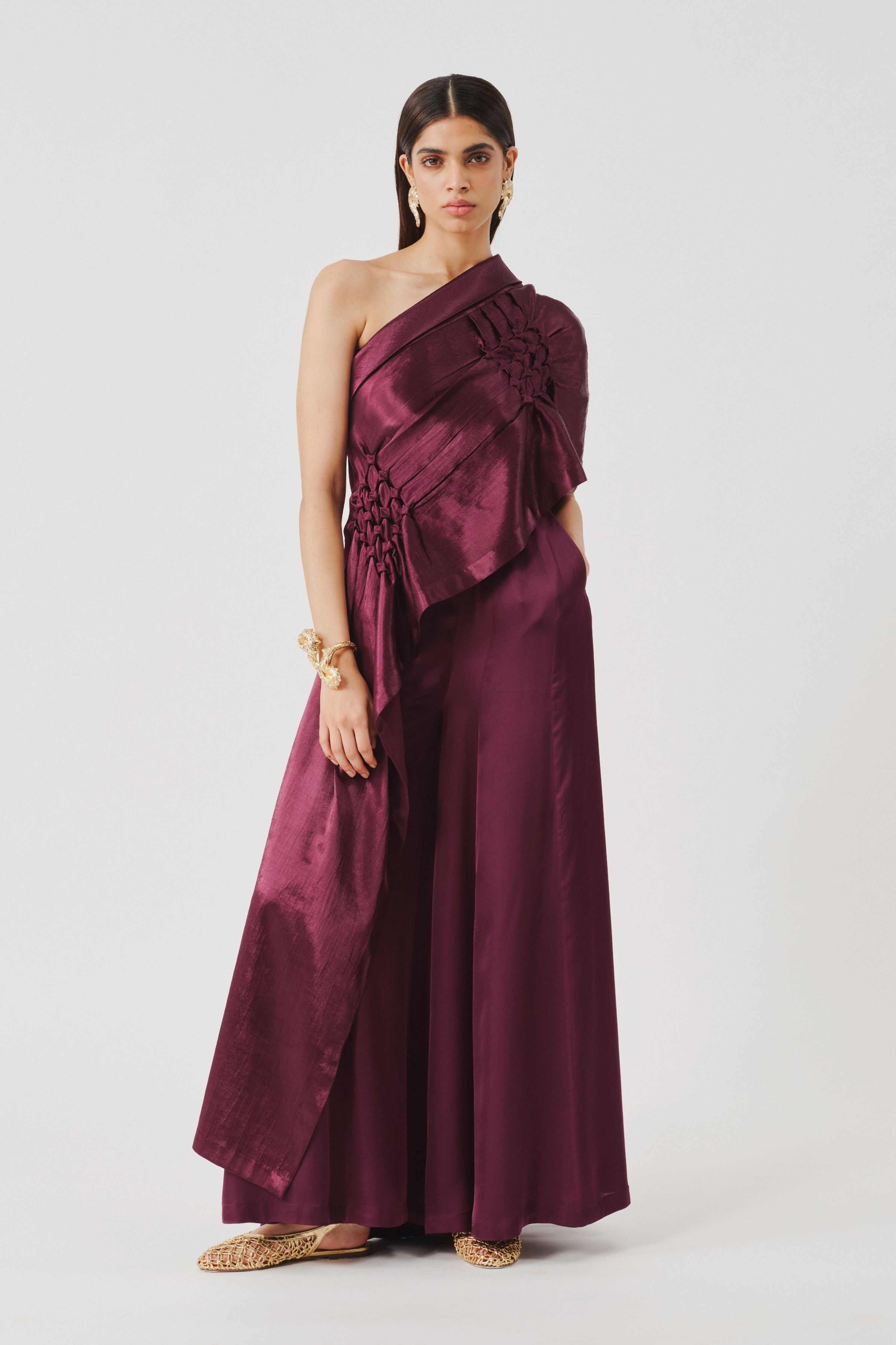 Pisa Top in Burgundy