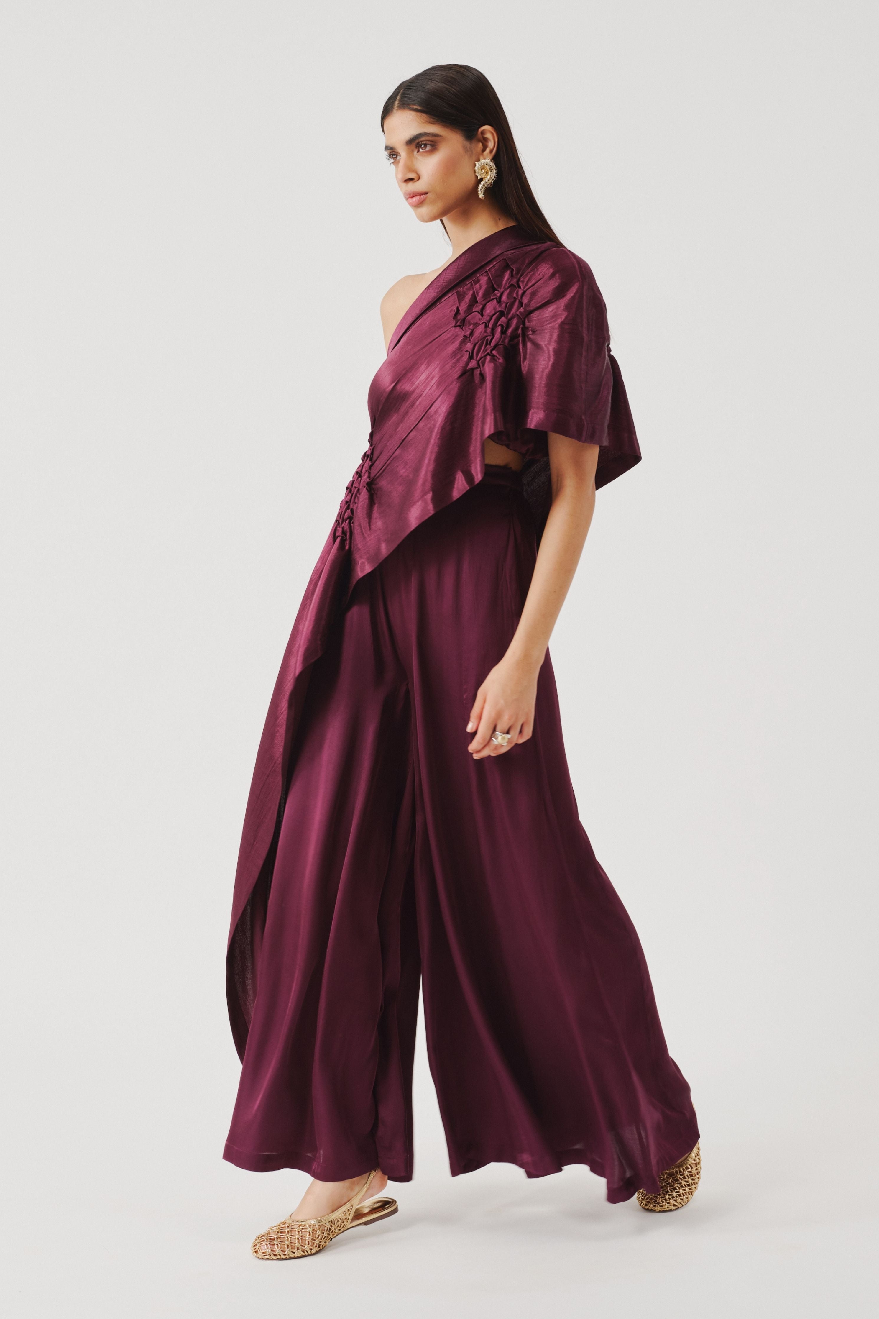 Pisa Top in Burgundy