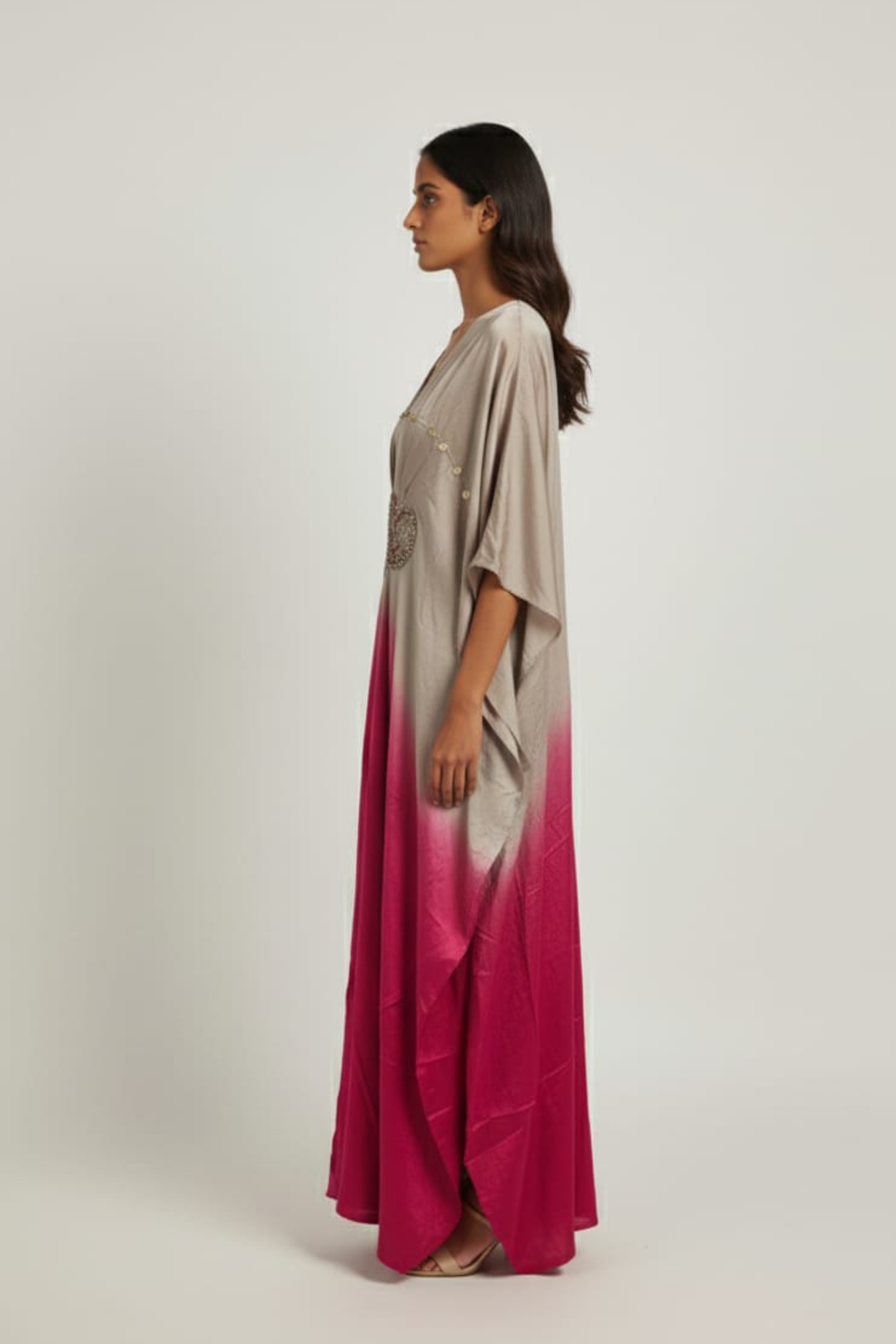 Pink Ombre Kaftan
