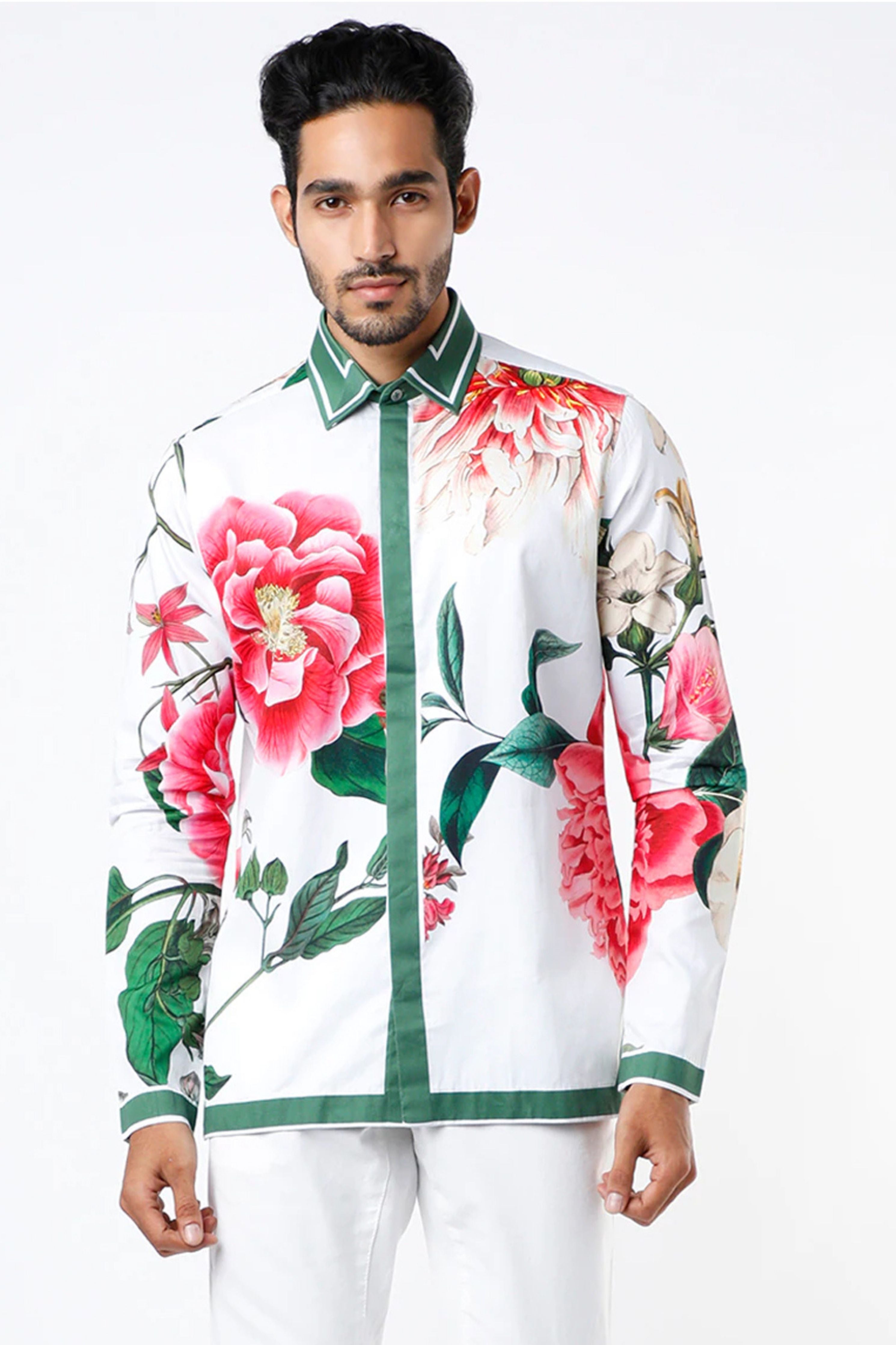 Liam White Hem Striper Shirt