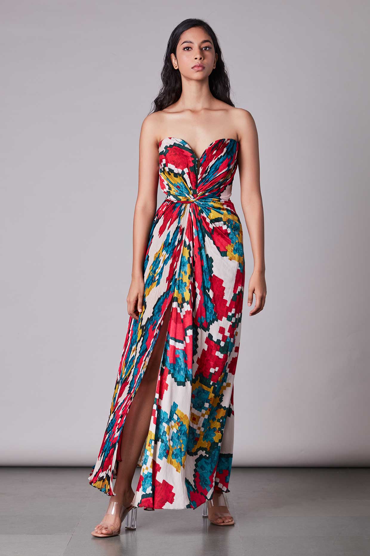 Kiara advani In Multicolour Maxi Dress