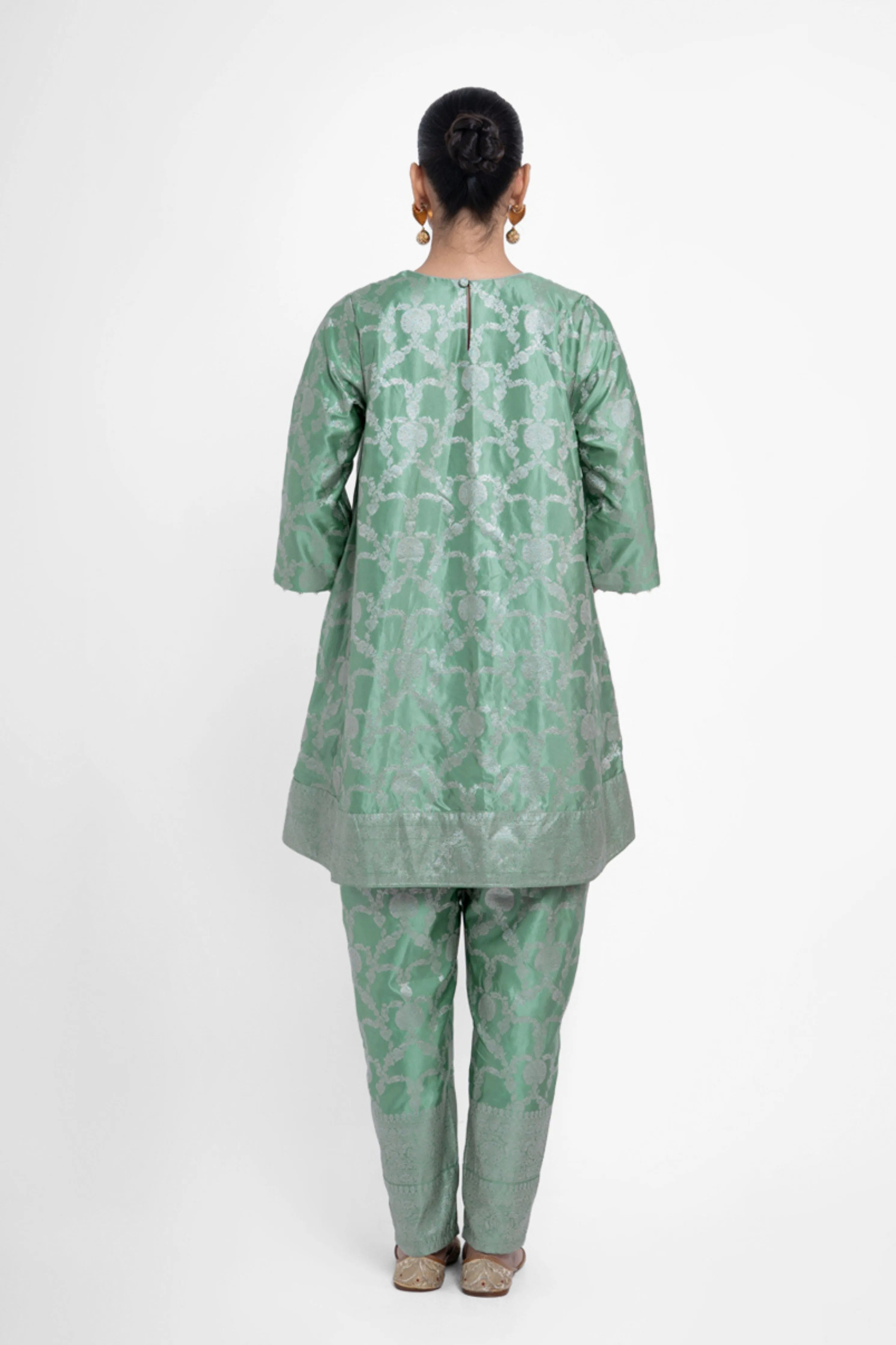 Jaya Kurta Set In Green