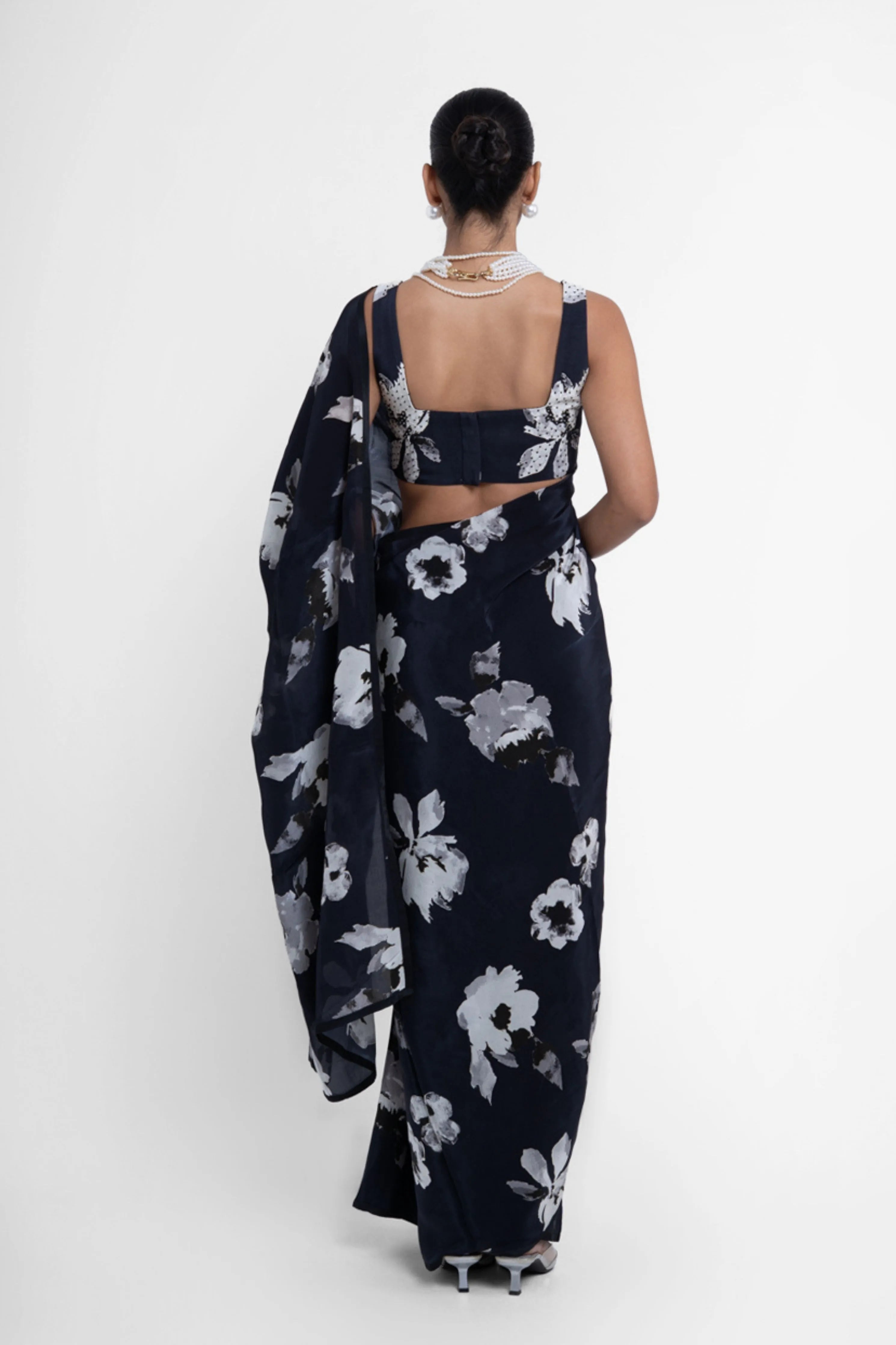 Black Crepe Blouse