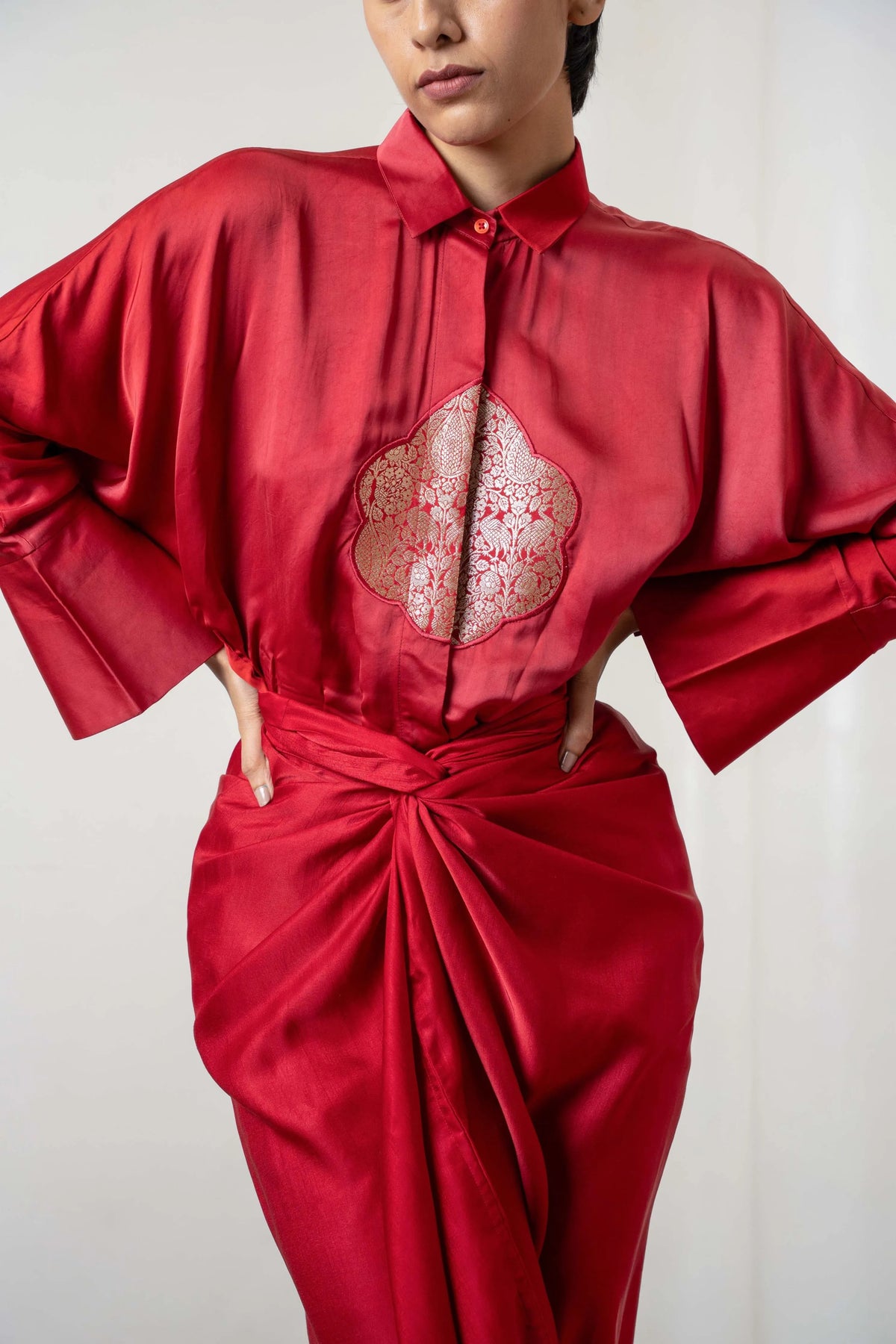 GigI Shirt In Maroon