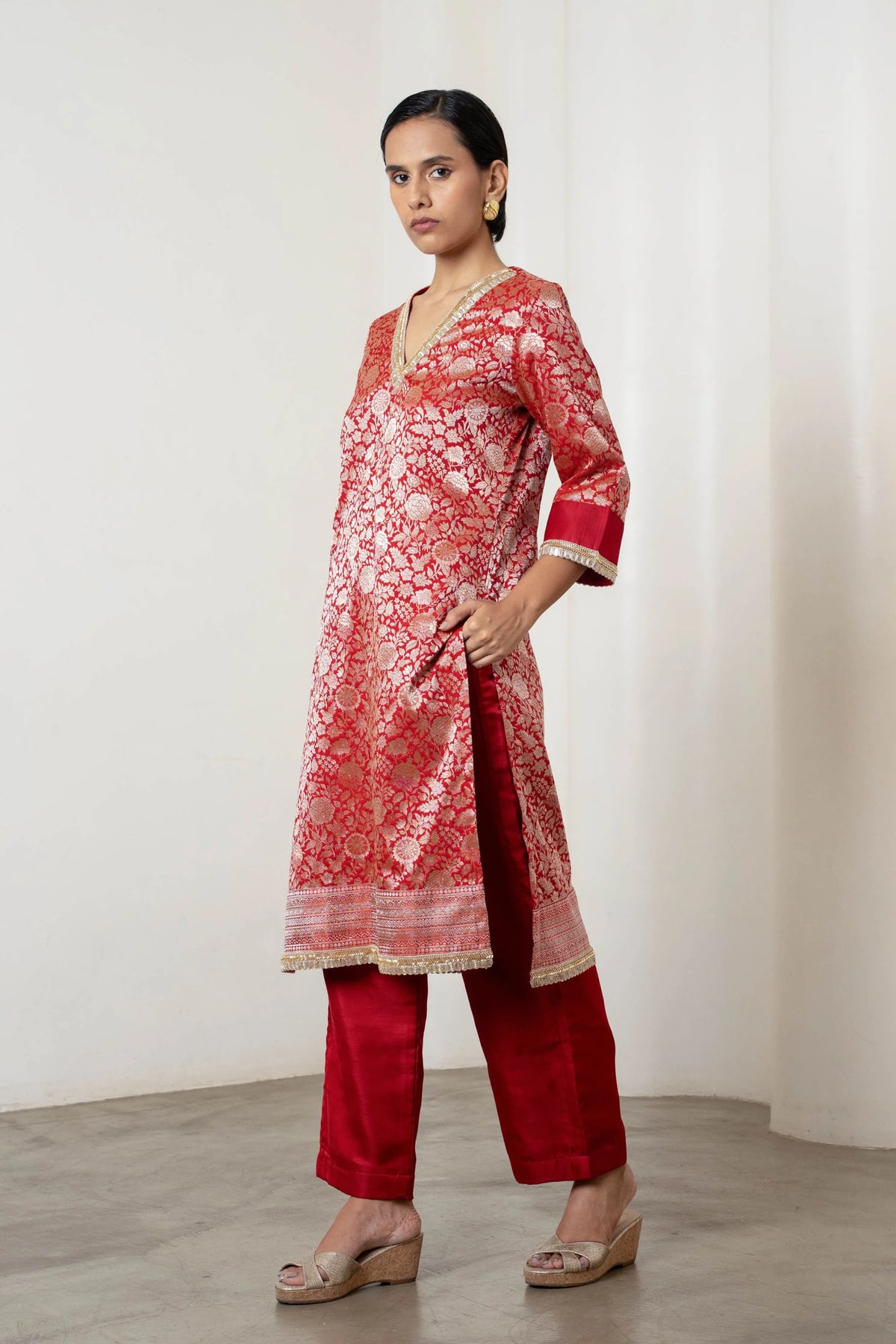 Masoom Kurta Set Red
