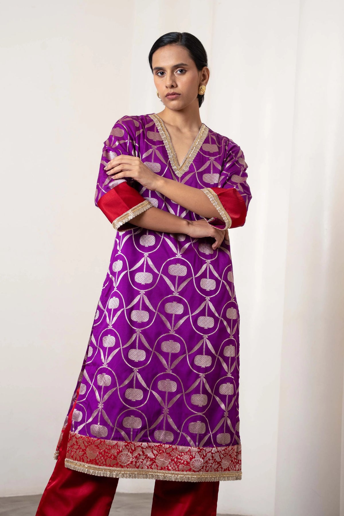 Masoom Kurta Set Purple