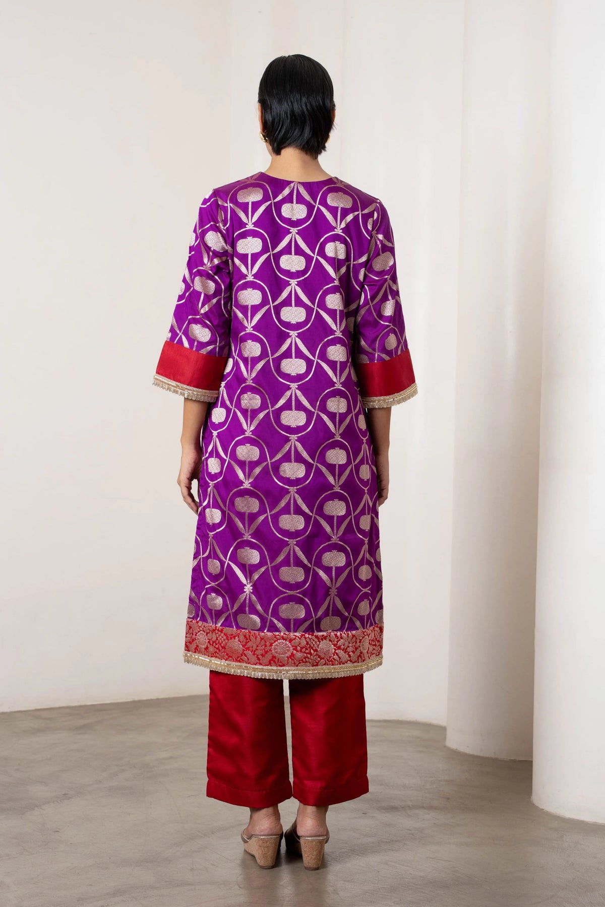 Masoom Kurta Set Purple