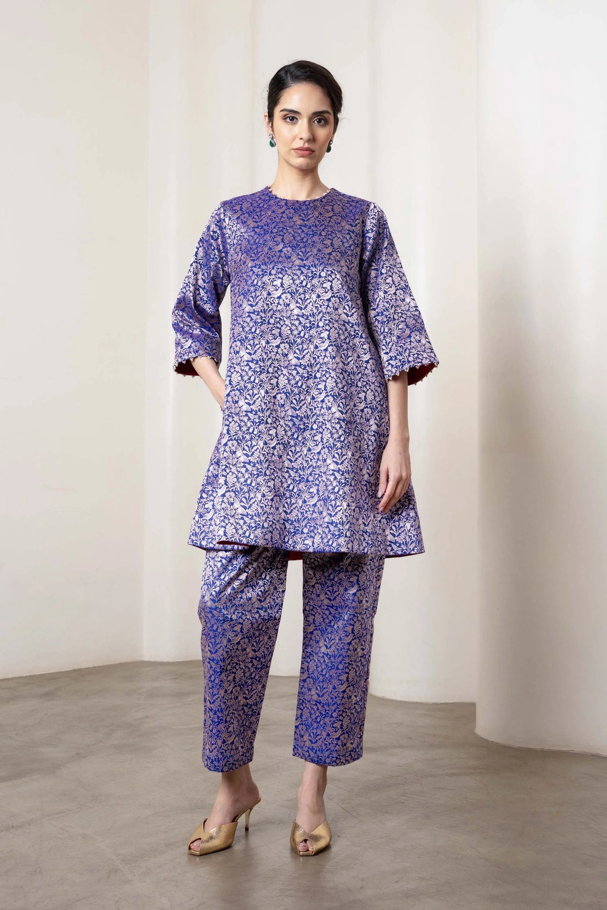 Sonal Kurta Set In Blue