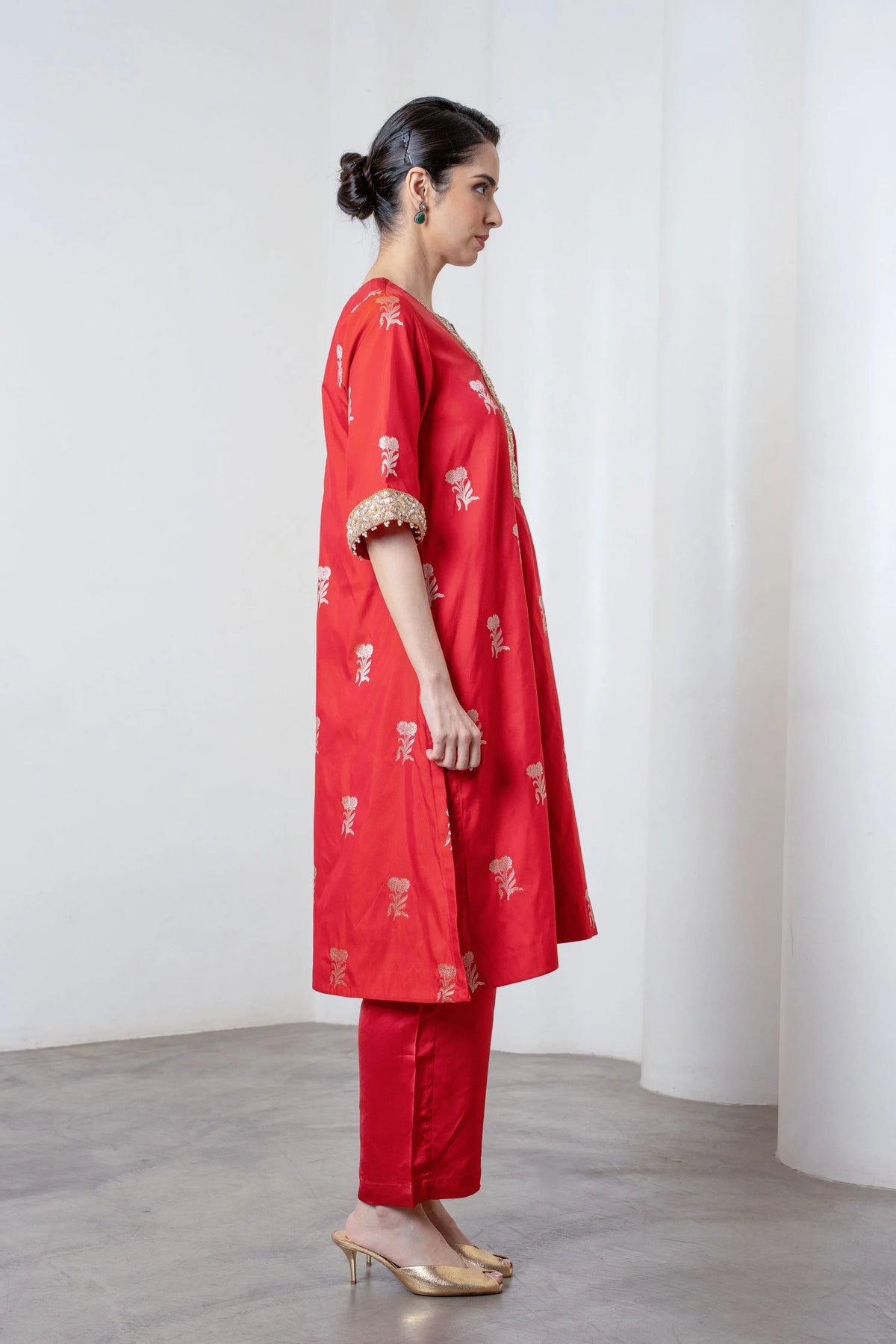 Rysa Kurta Set Rust