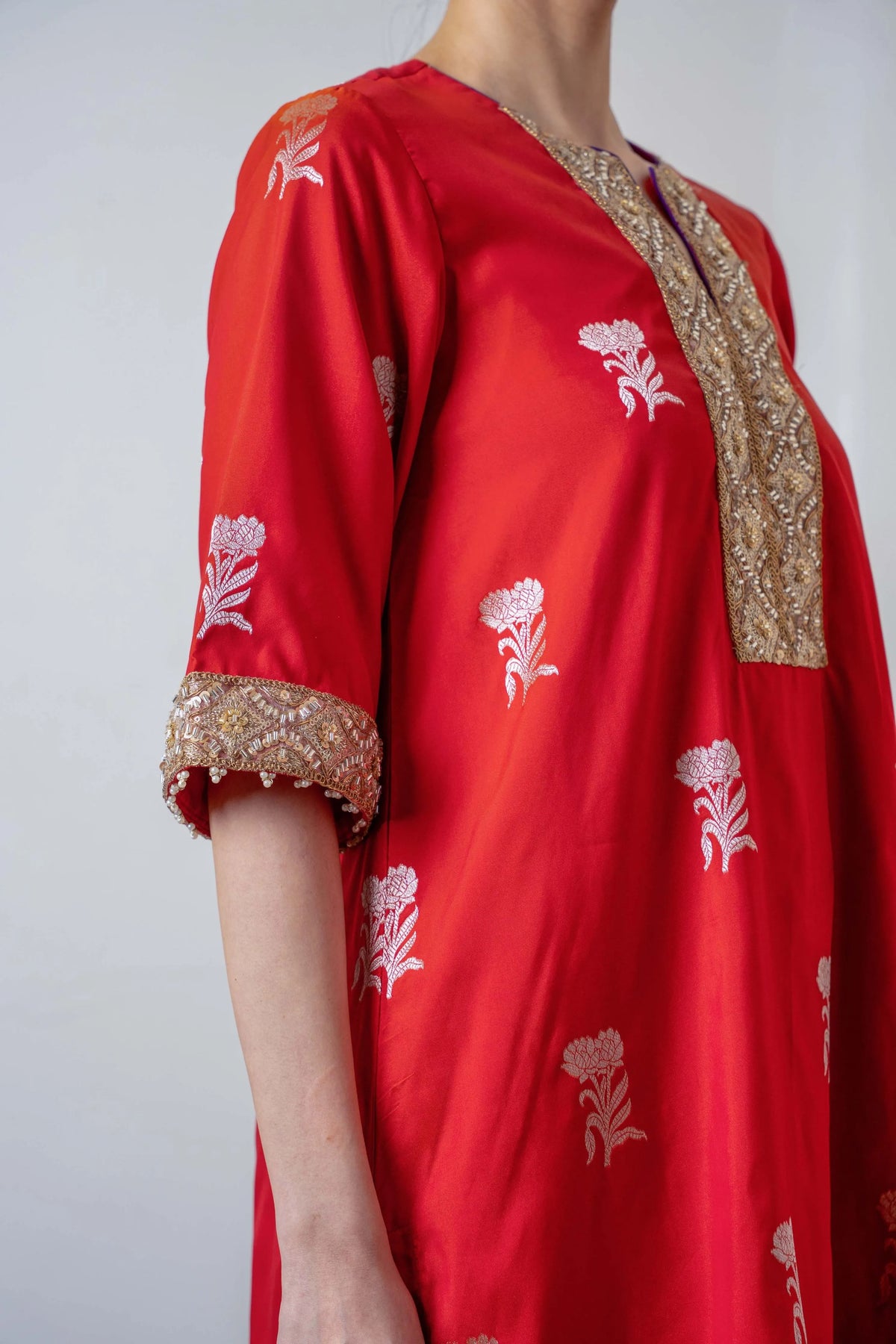 Rysa Kurta Set Rust