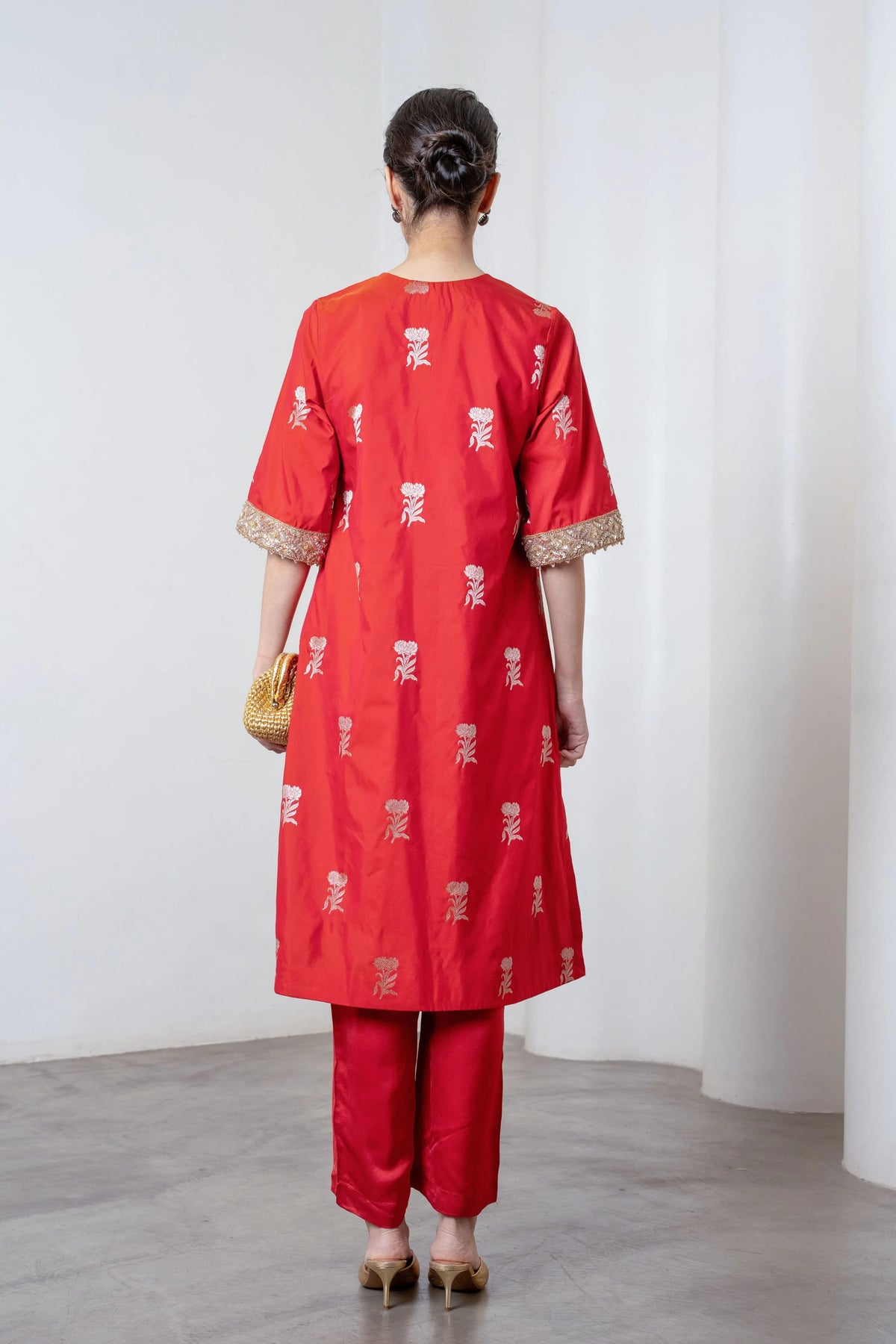 Rysa Kurta Set Rust