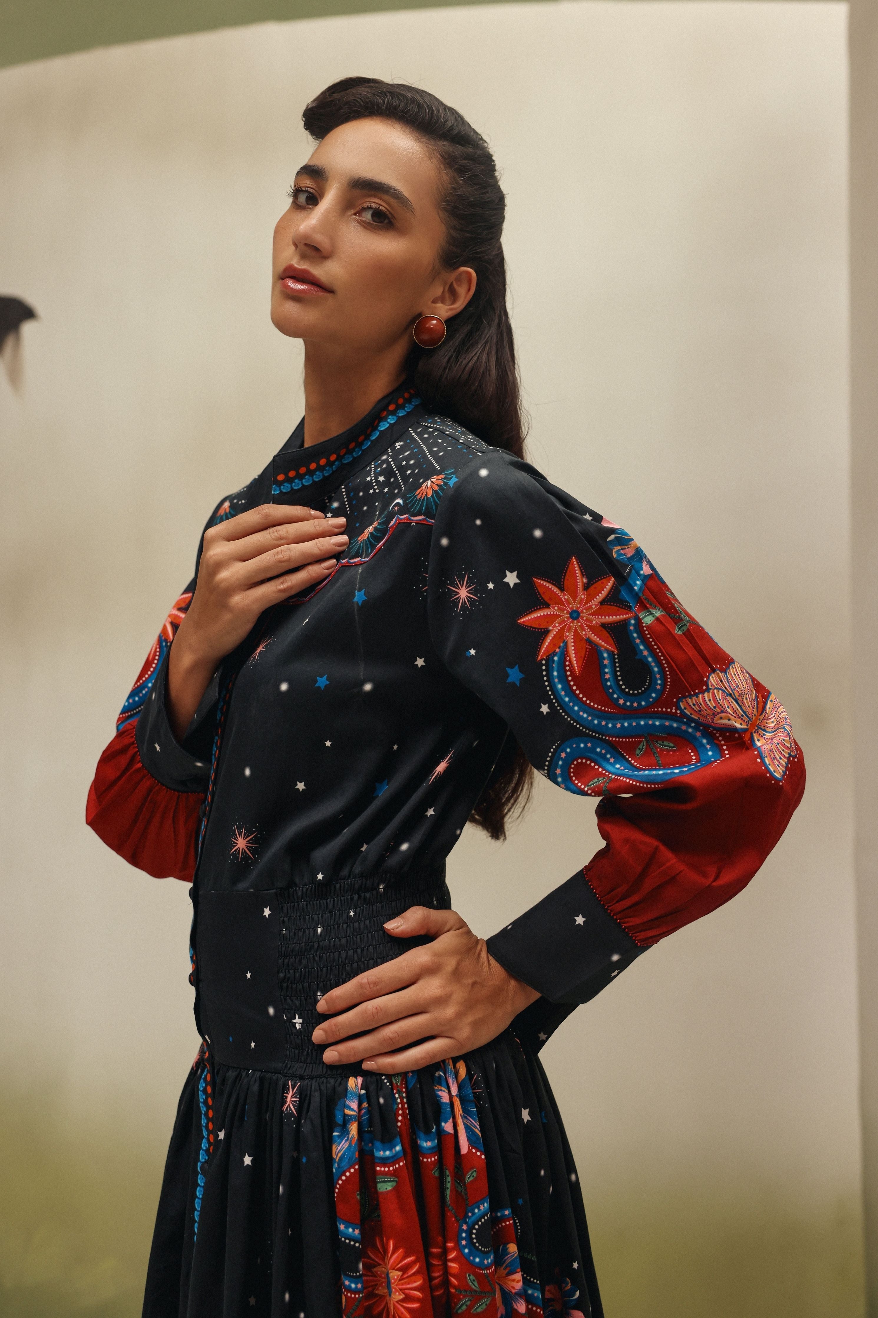 Garden Dancer Celia Midi Dress