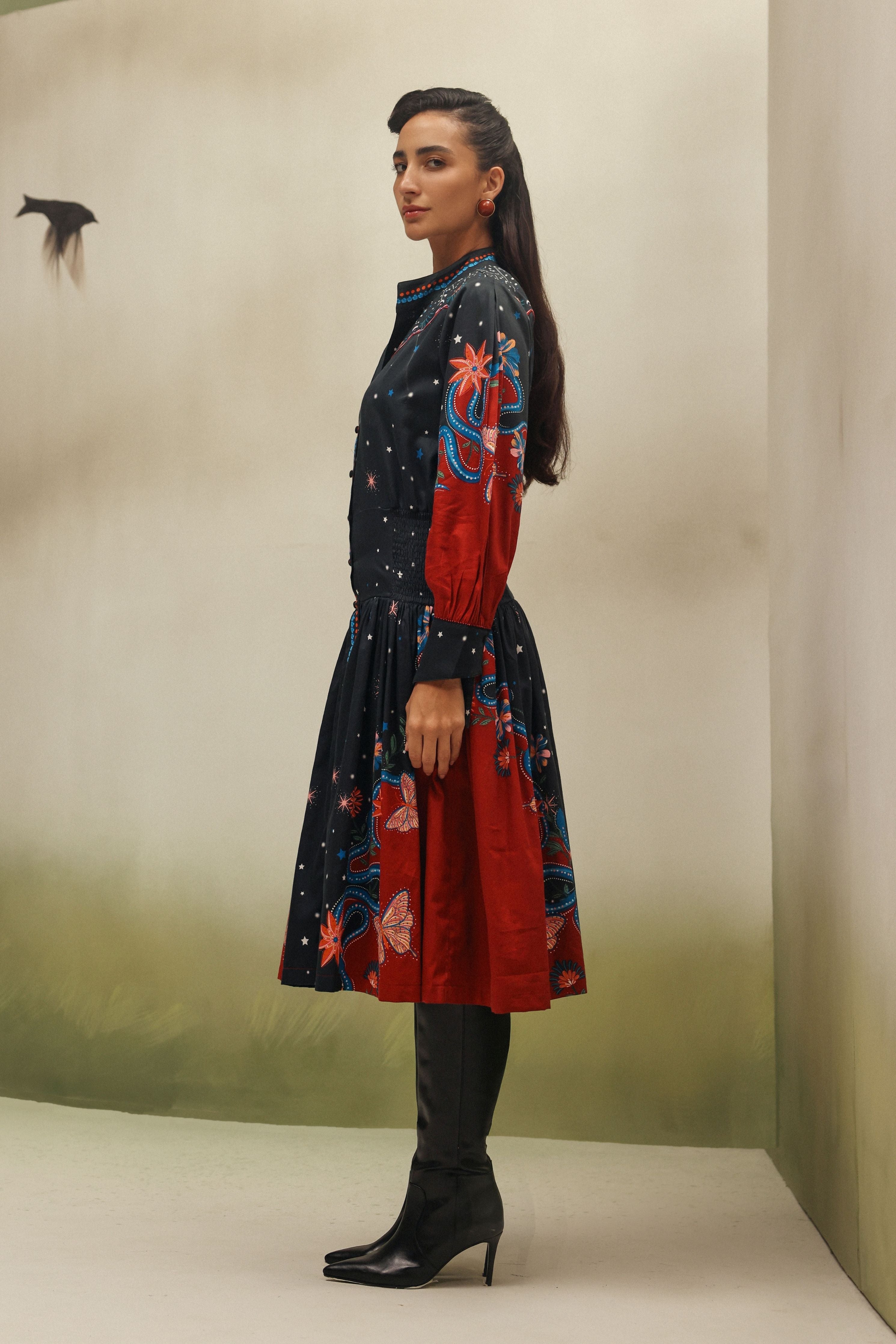 Garden Dancer Celia Midi Dress