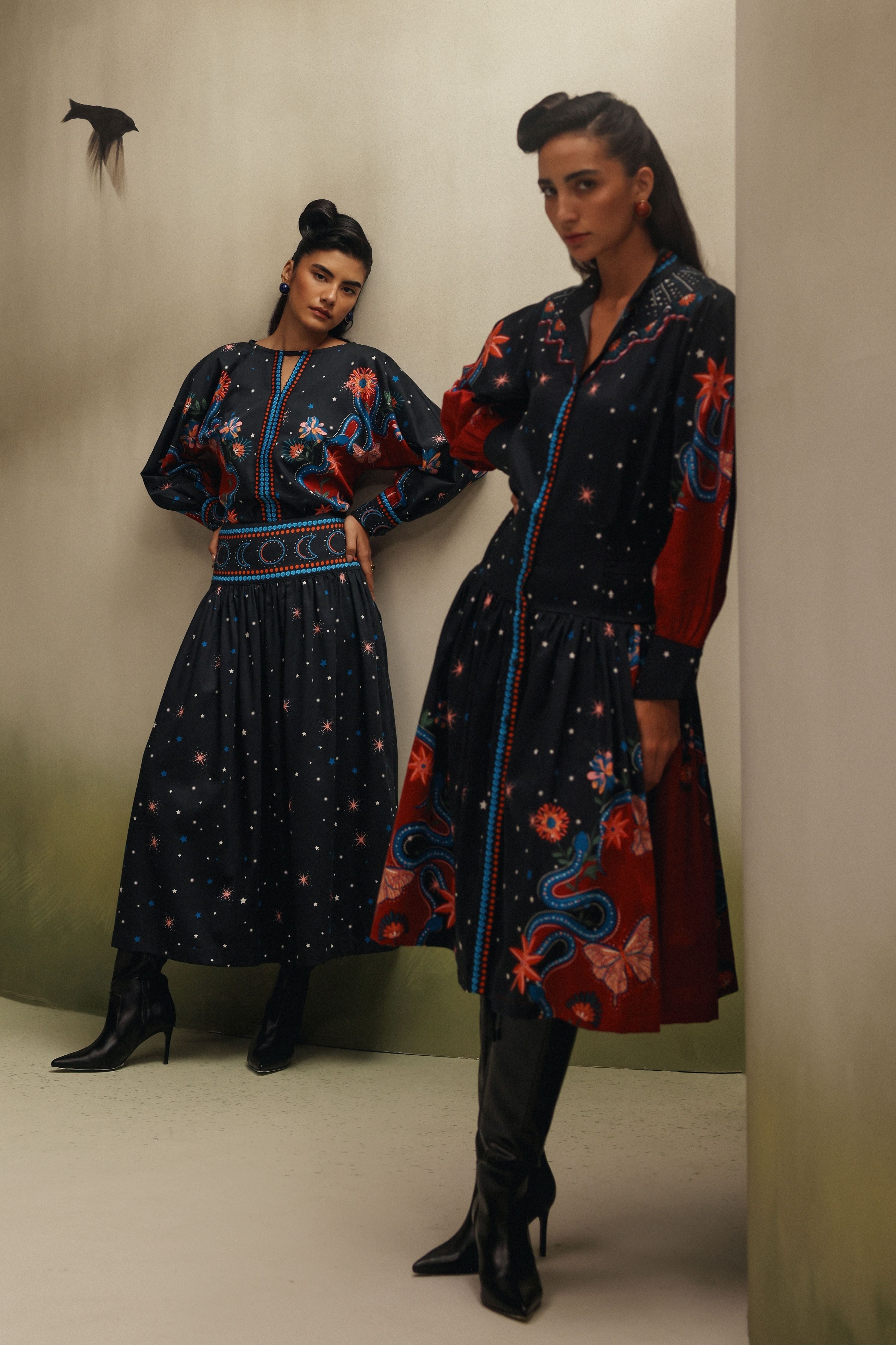 Garden Dancer Celia Midi Dress