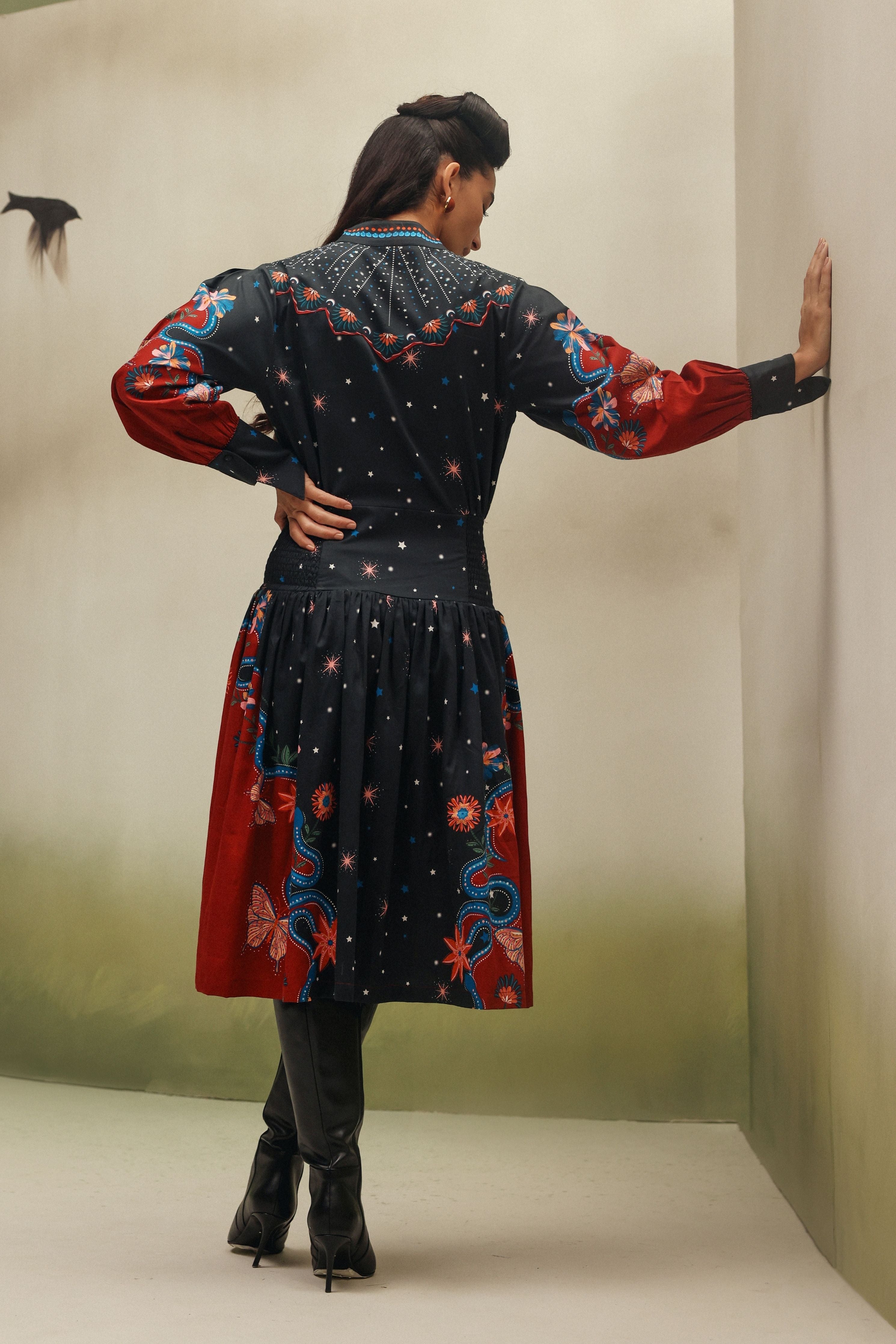 Garden Dancer Celia Midi Dress