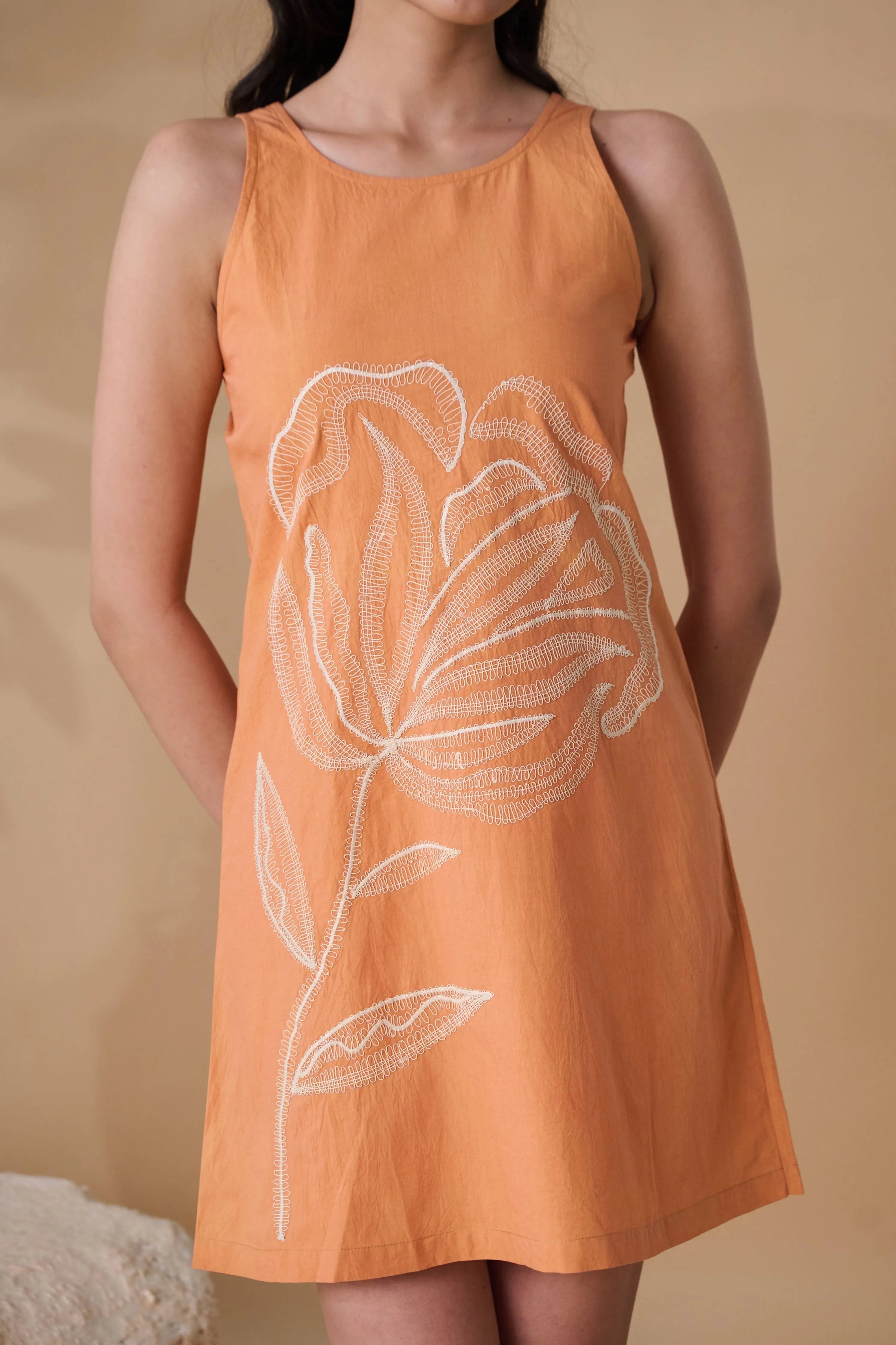 Sunset Rose Shift Dress