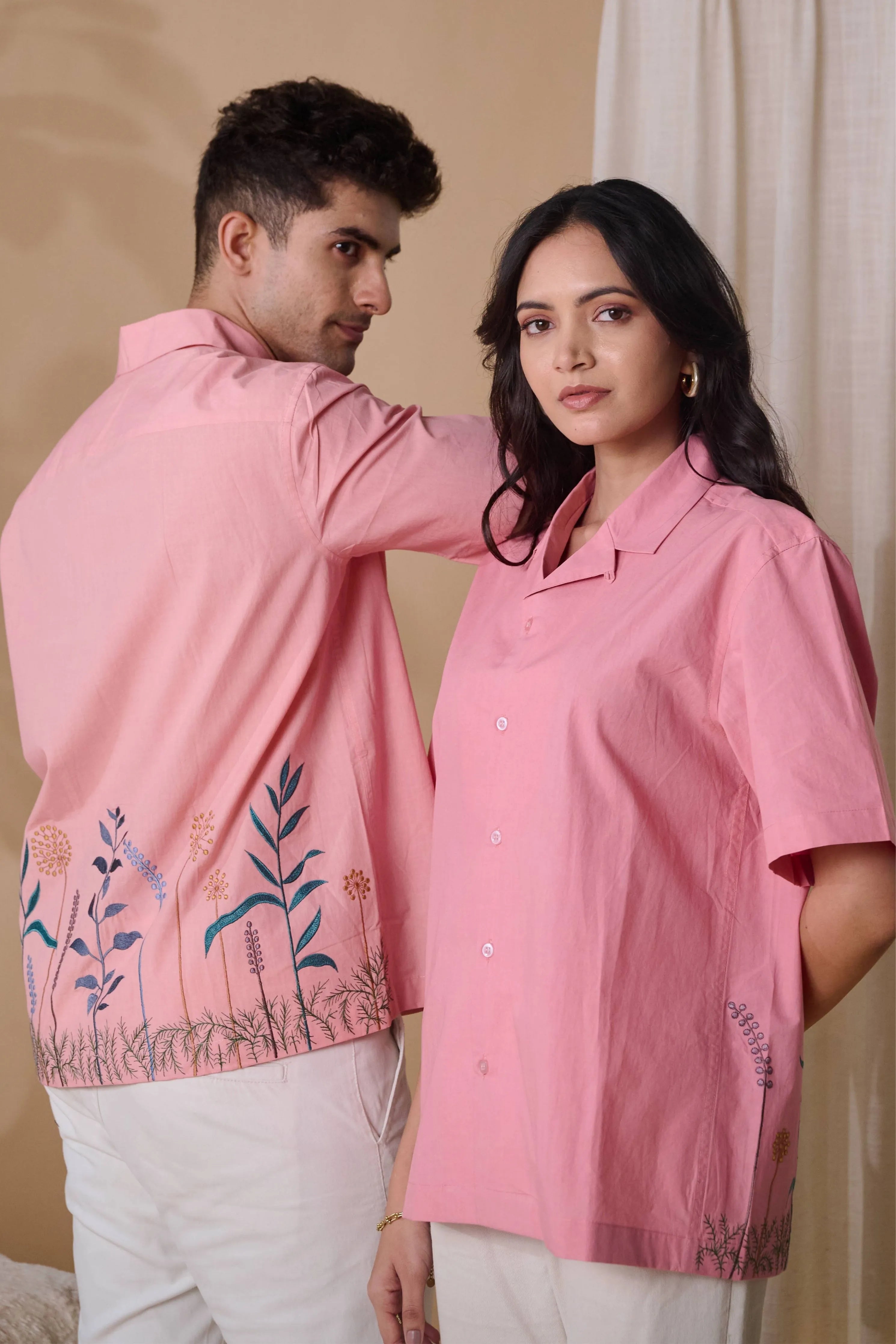 Blush Bloom Organic Cotton Shirt
