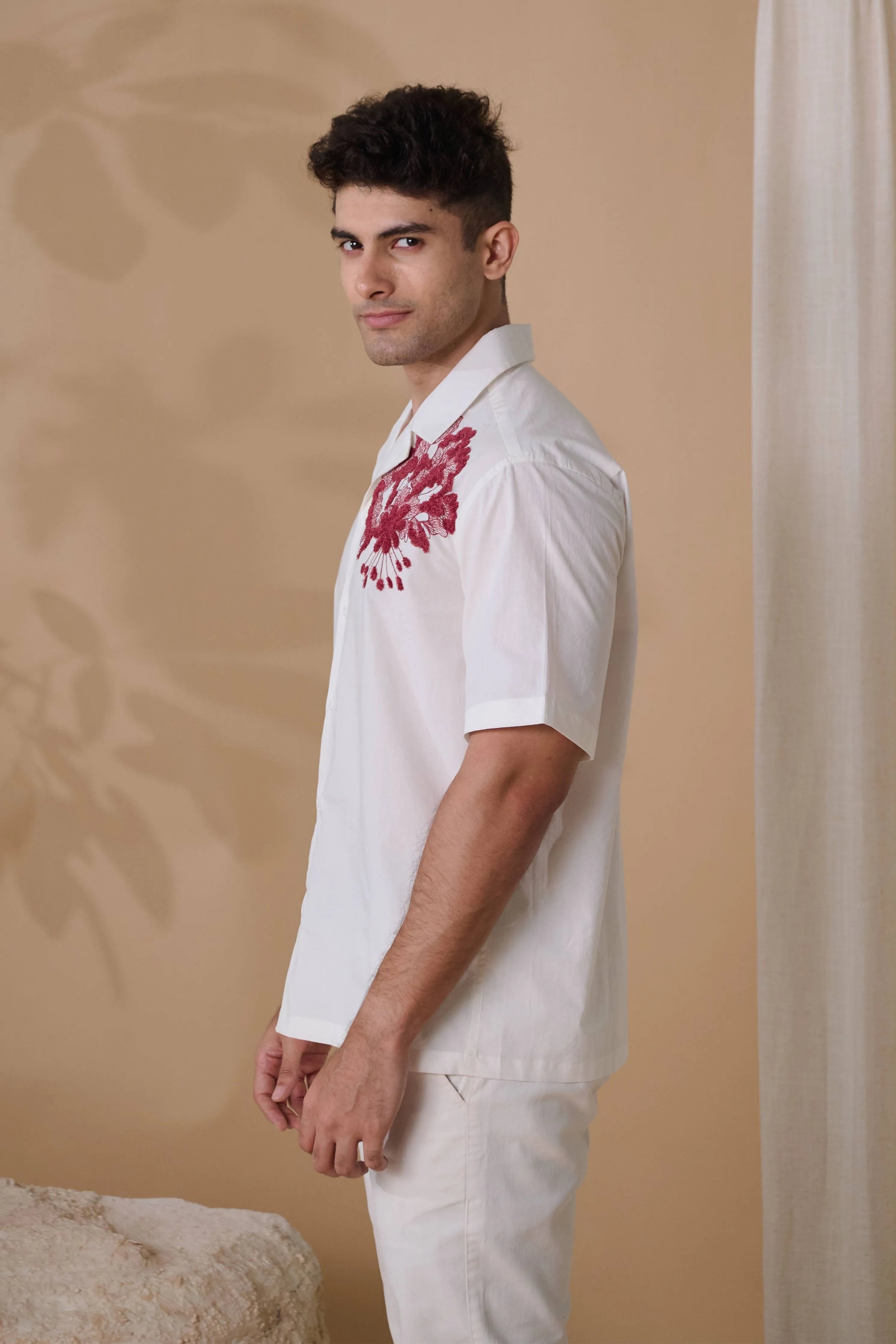 Scarlet Bloom Shirt