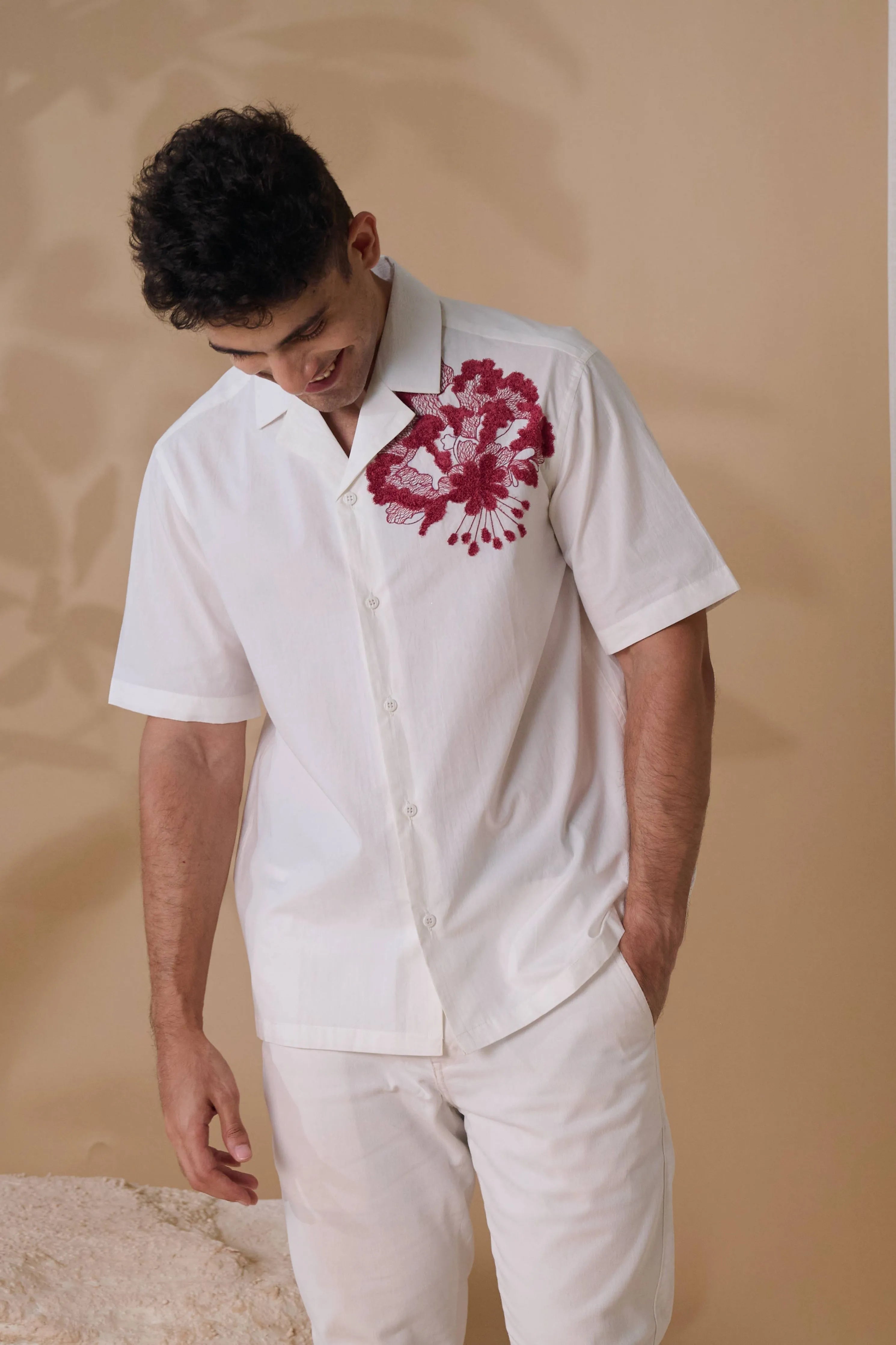 Scarlet Bloom Shirt