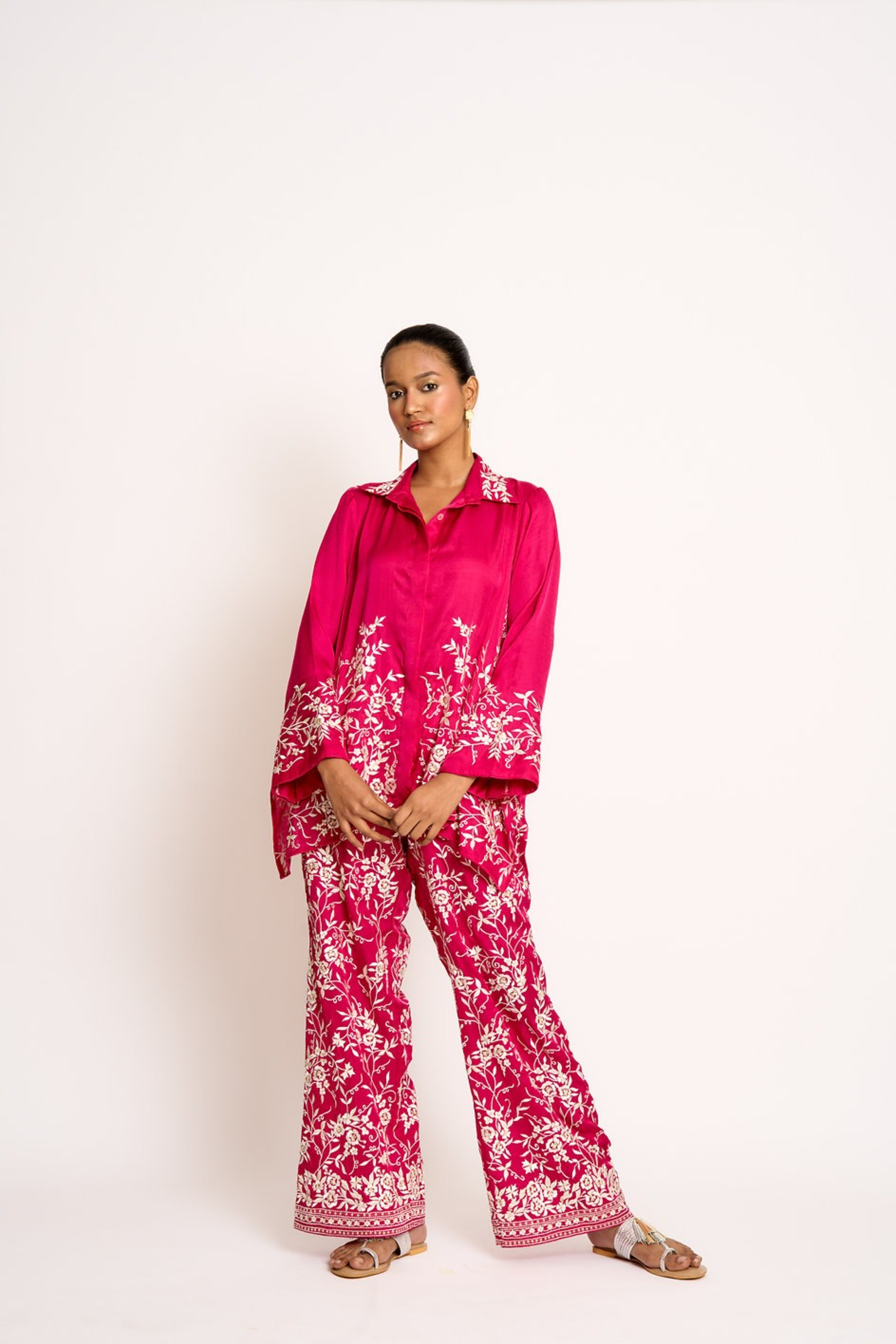 Alaya Rani Pink Gara Set