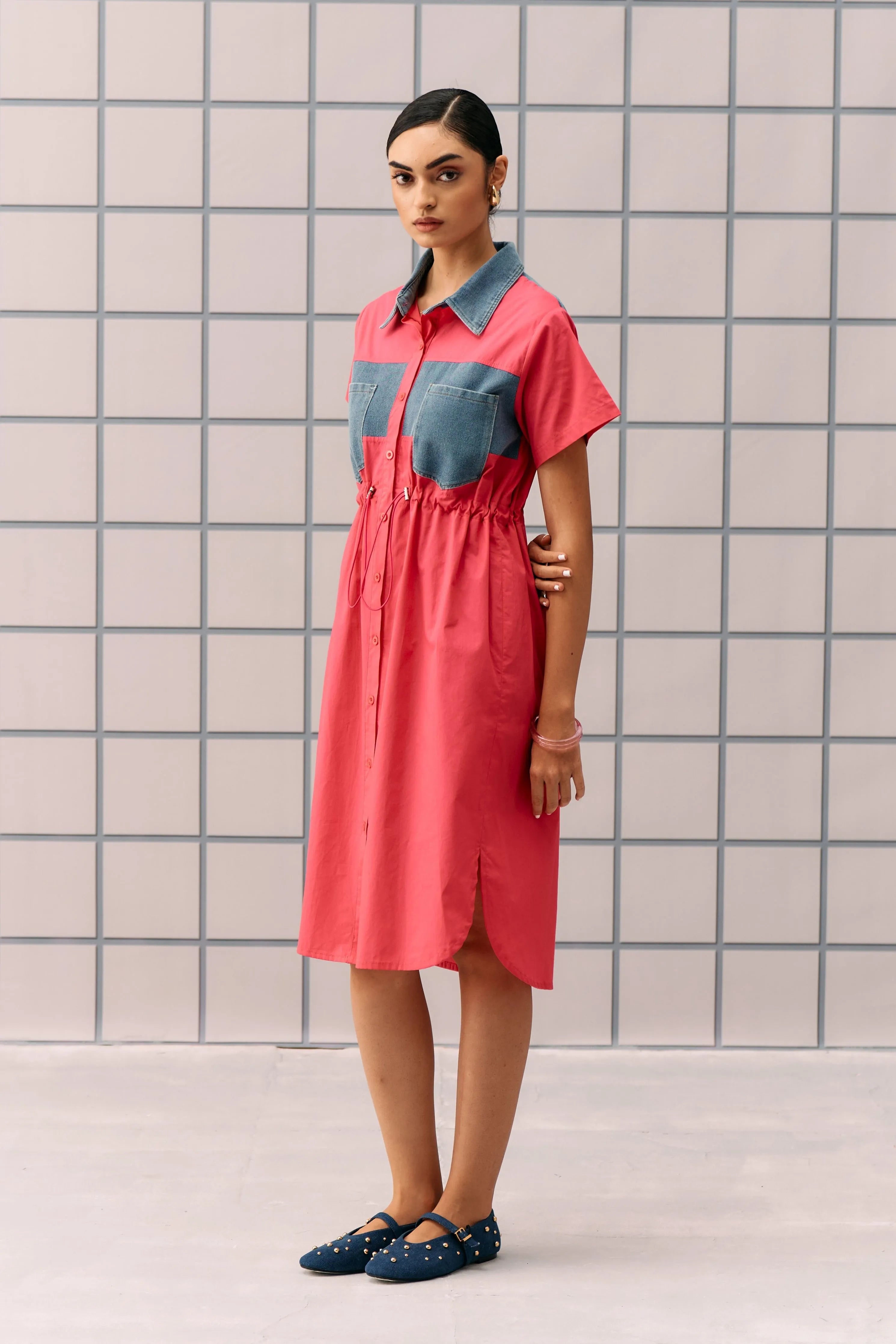 Fuscia Alles Dress