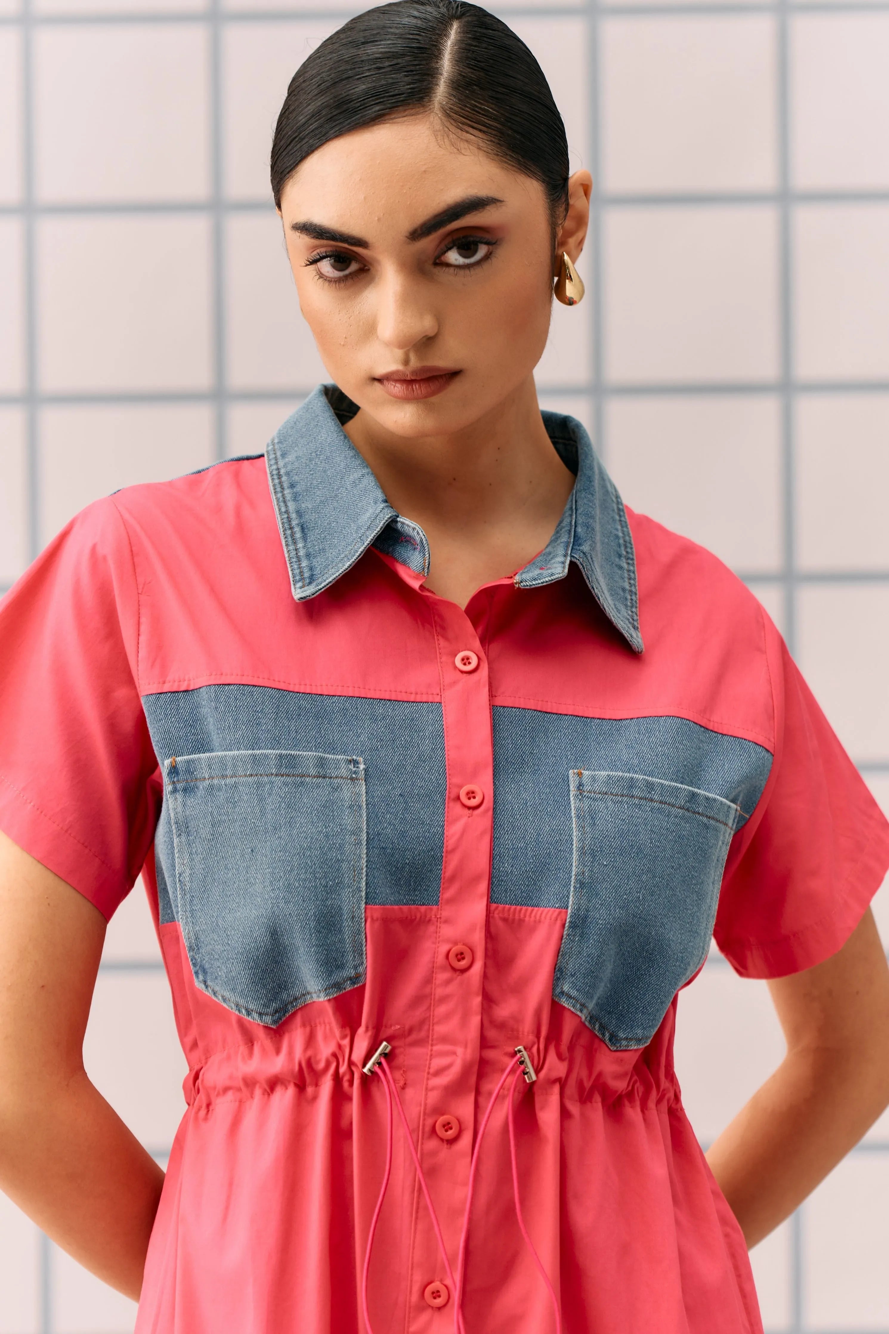 Fuscia Alles Dress