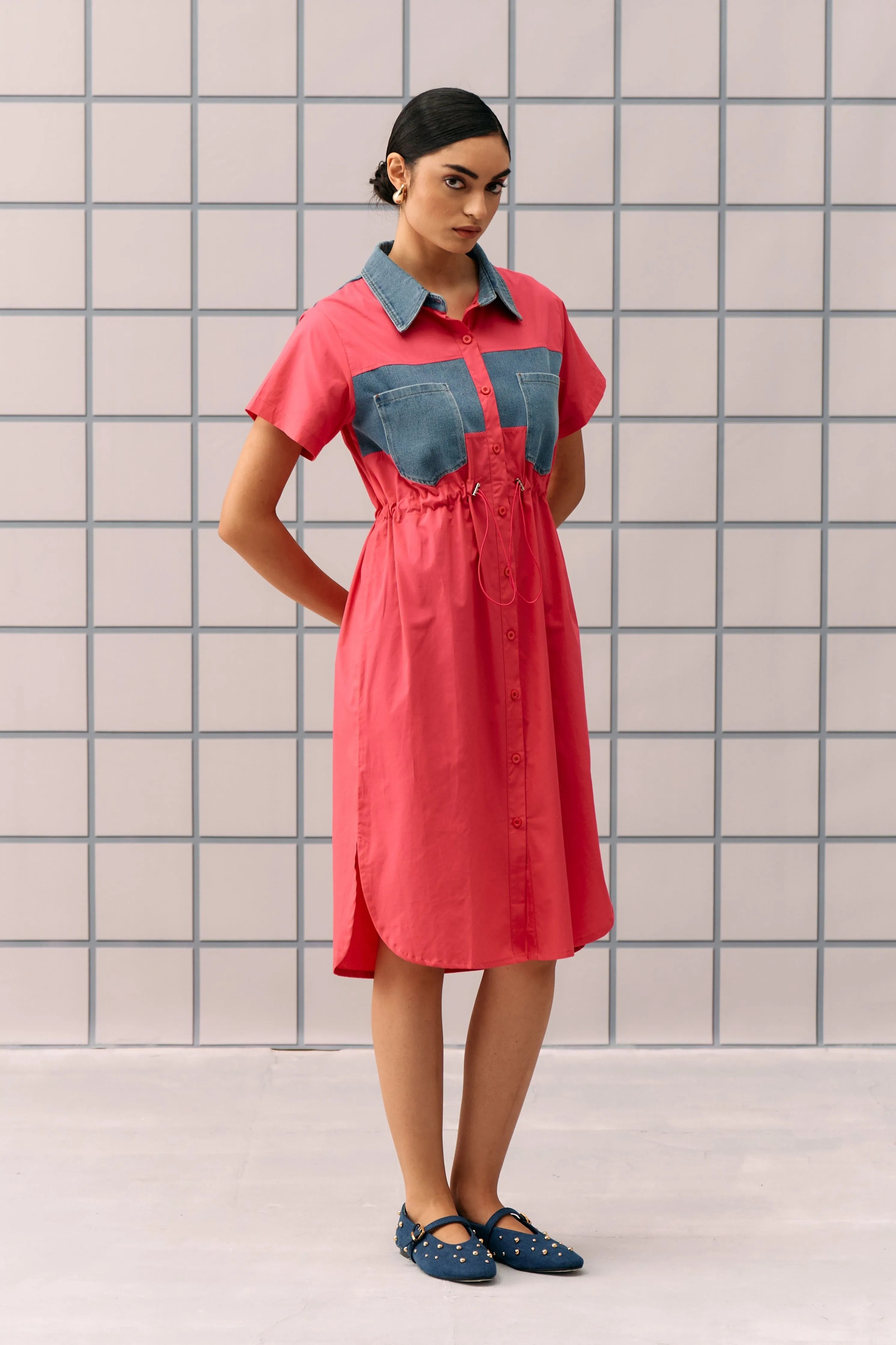 Fuscia Alles Dress