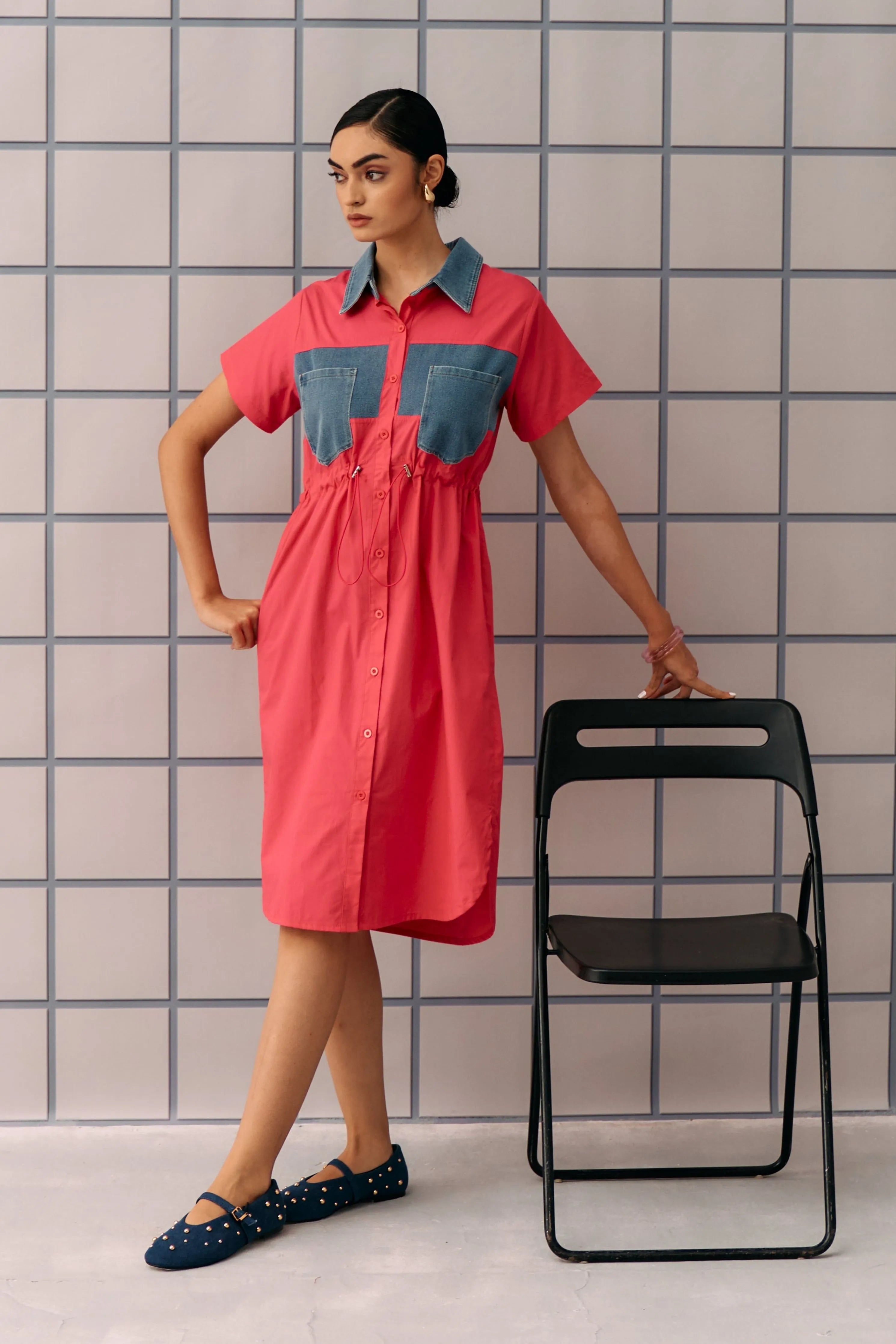 Fuscia Alles Dress