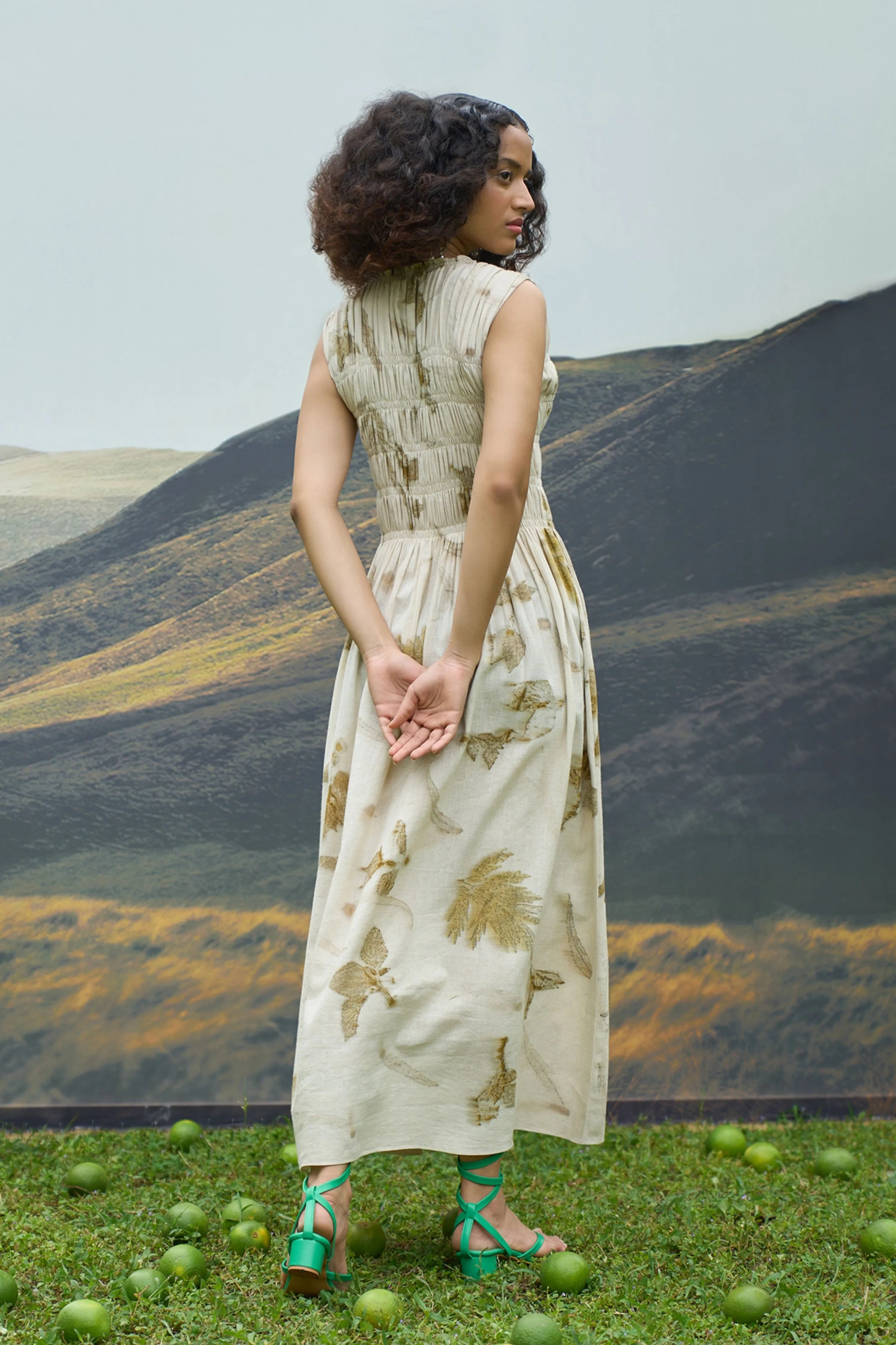 Live Leafy Smocked Dress