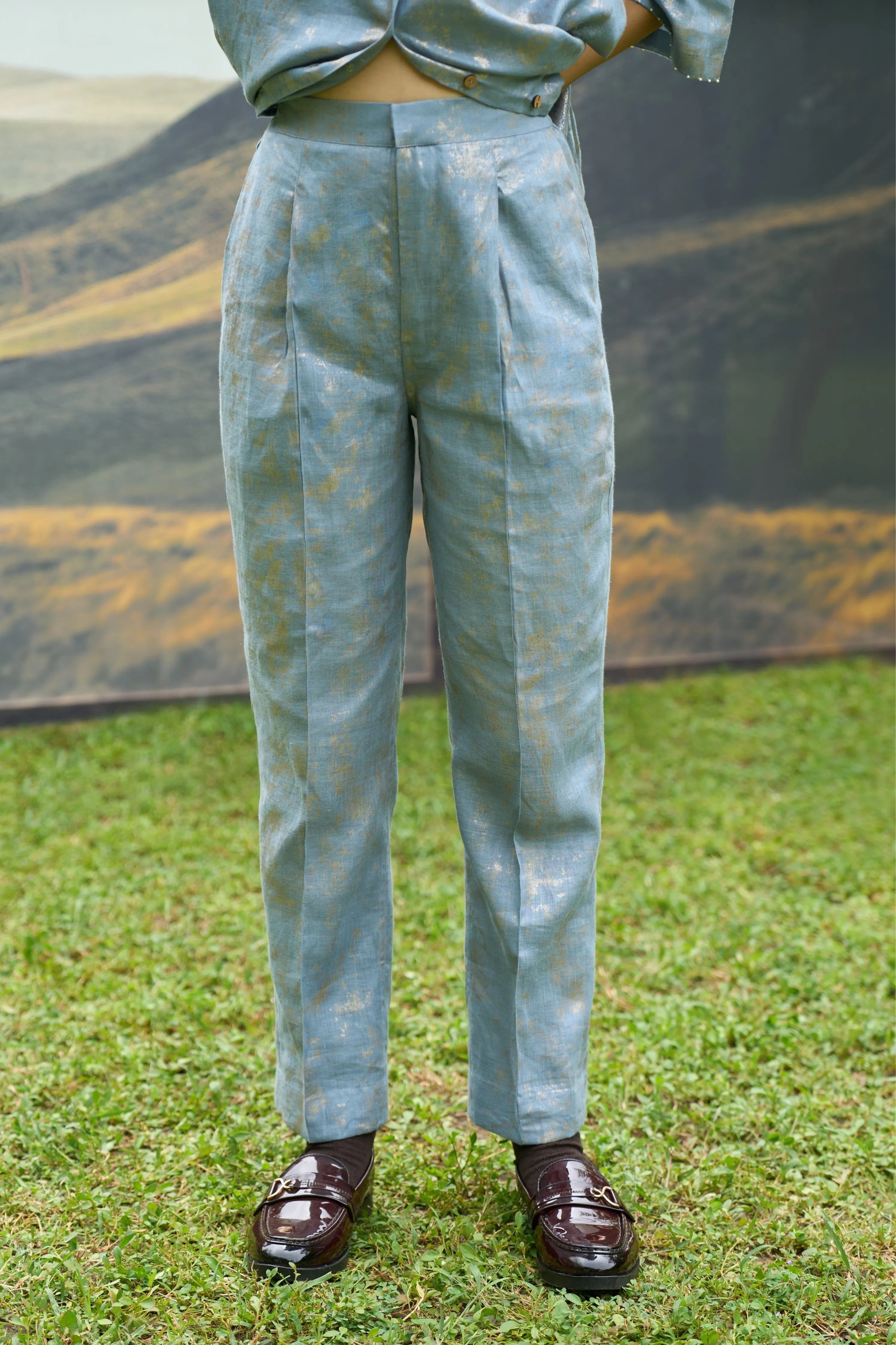 Azure Narrow Trousers