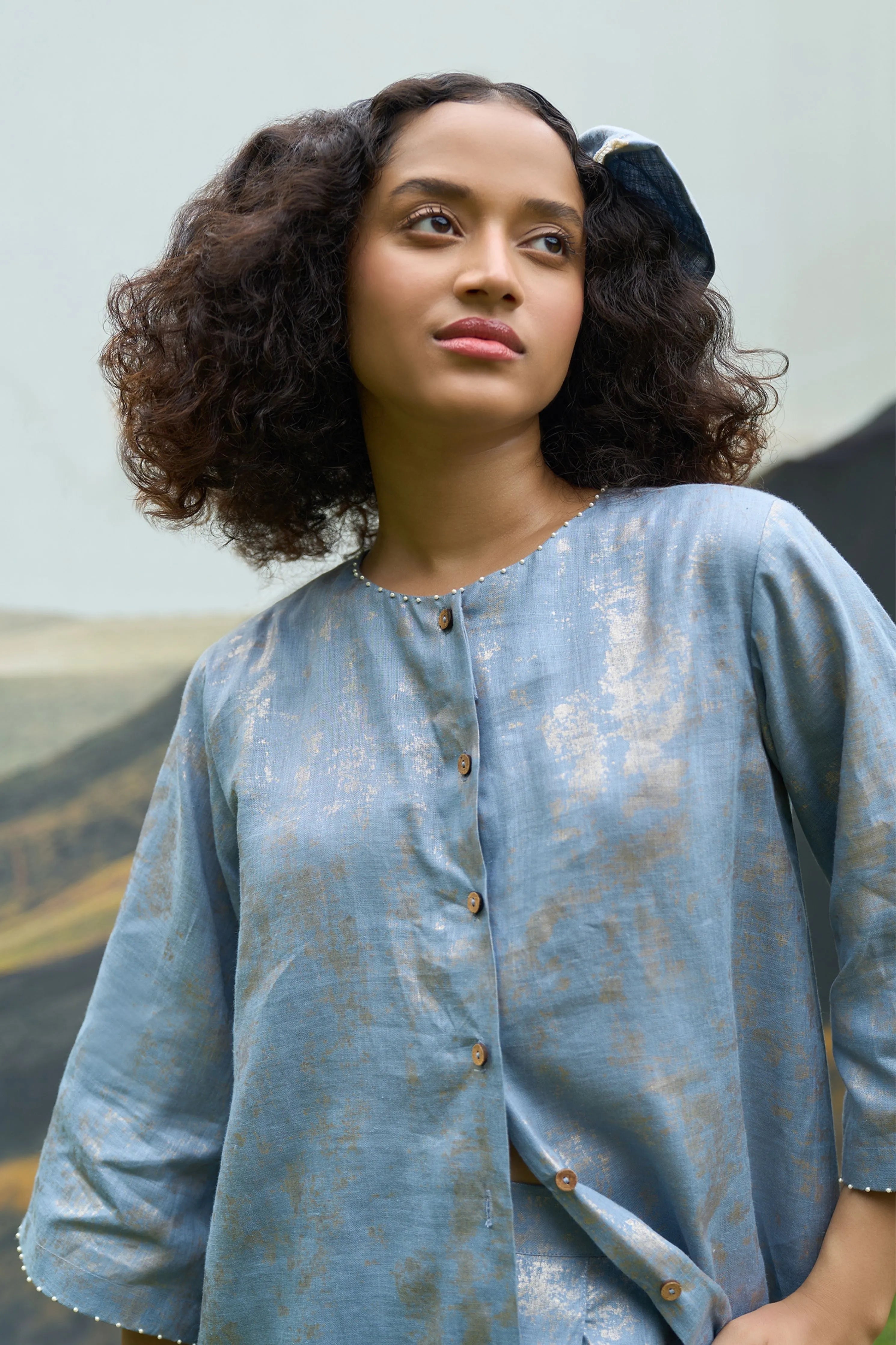 Azure Narrow Trousers