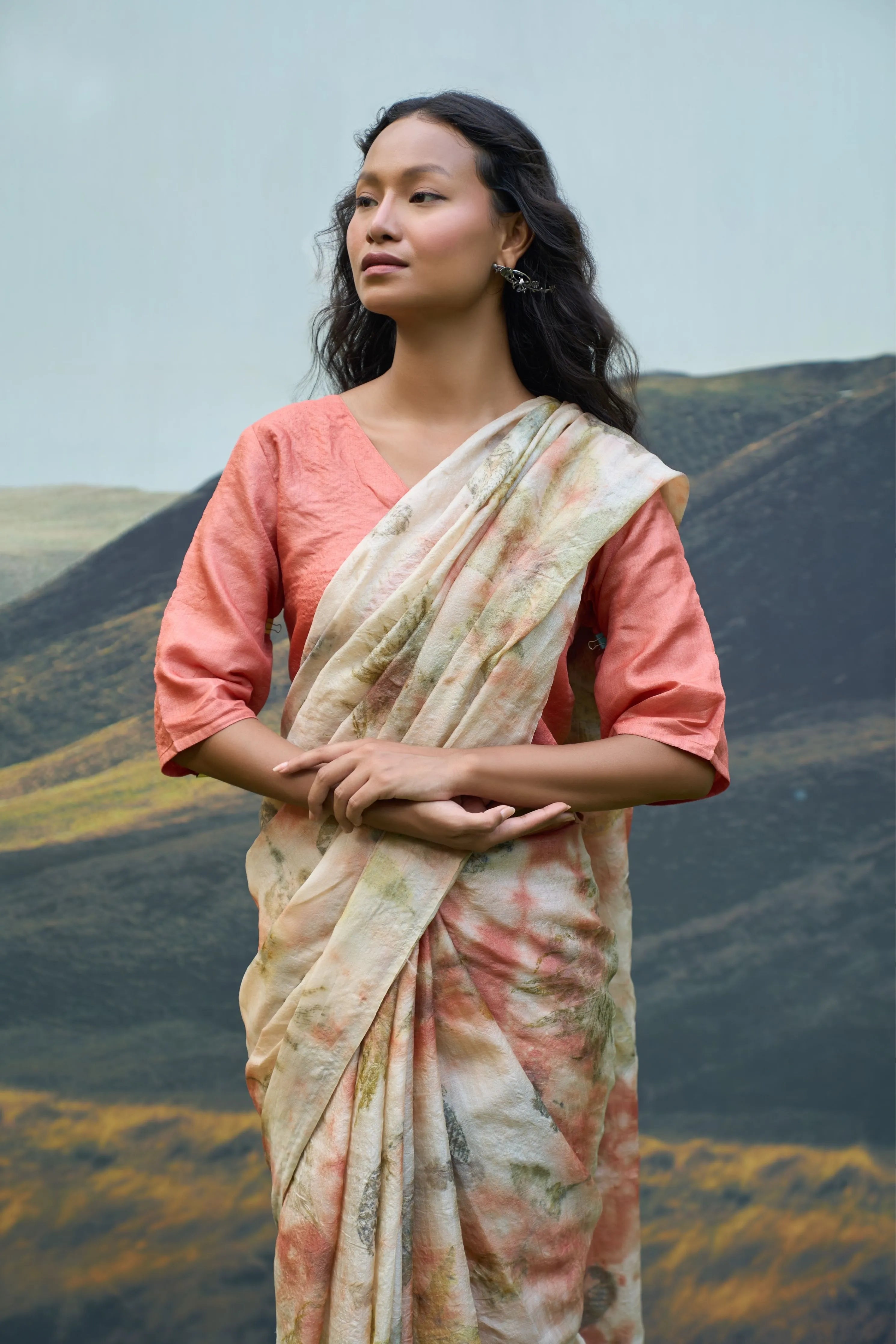 Orange Saree