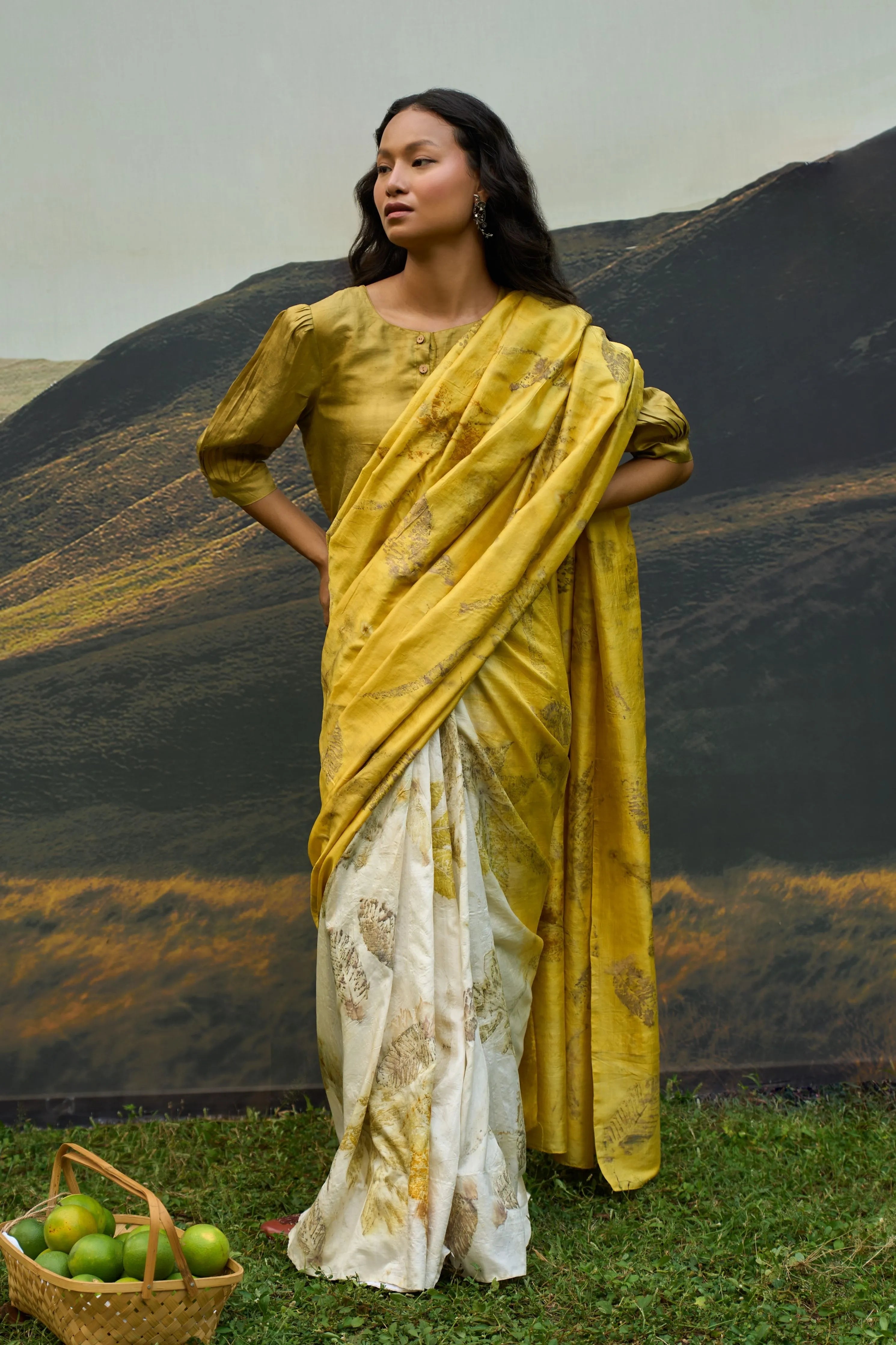 Yellow Saree