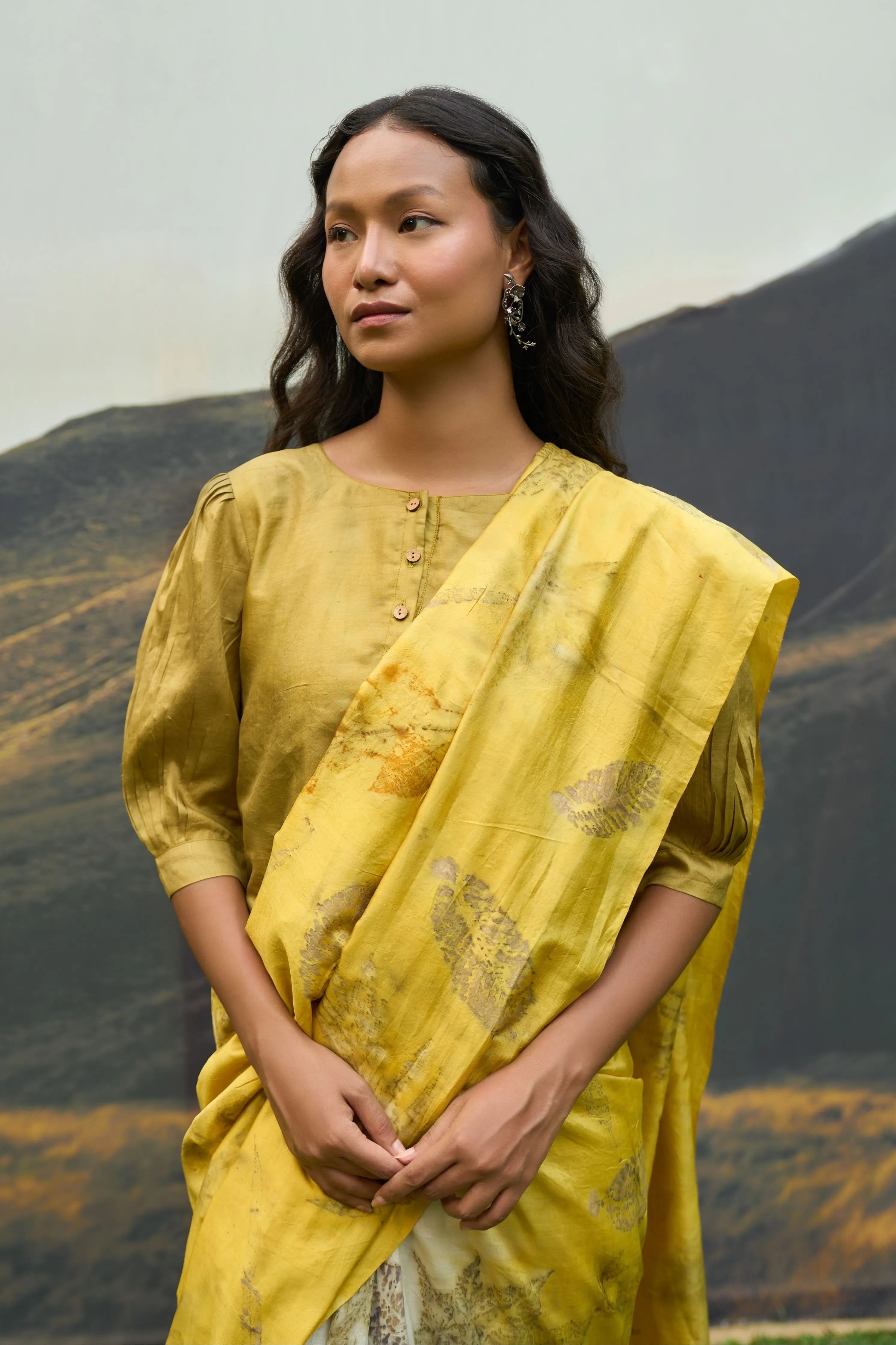 Yellow Saree