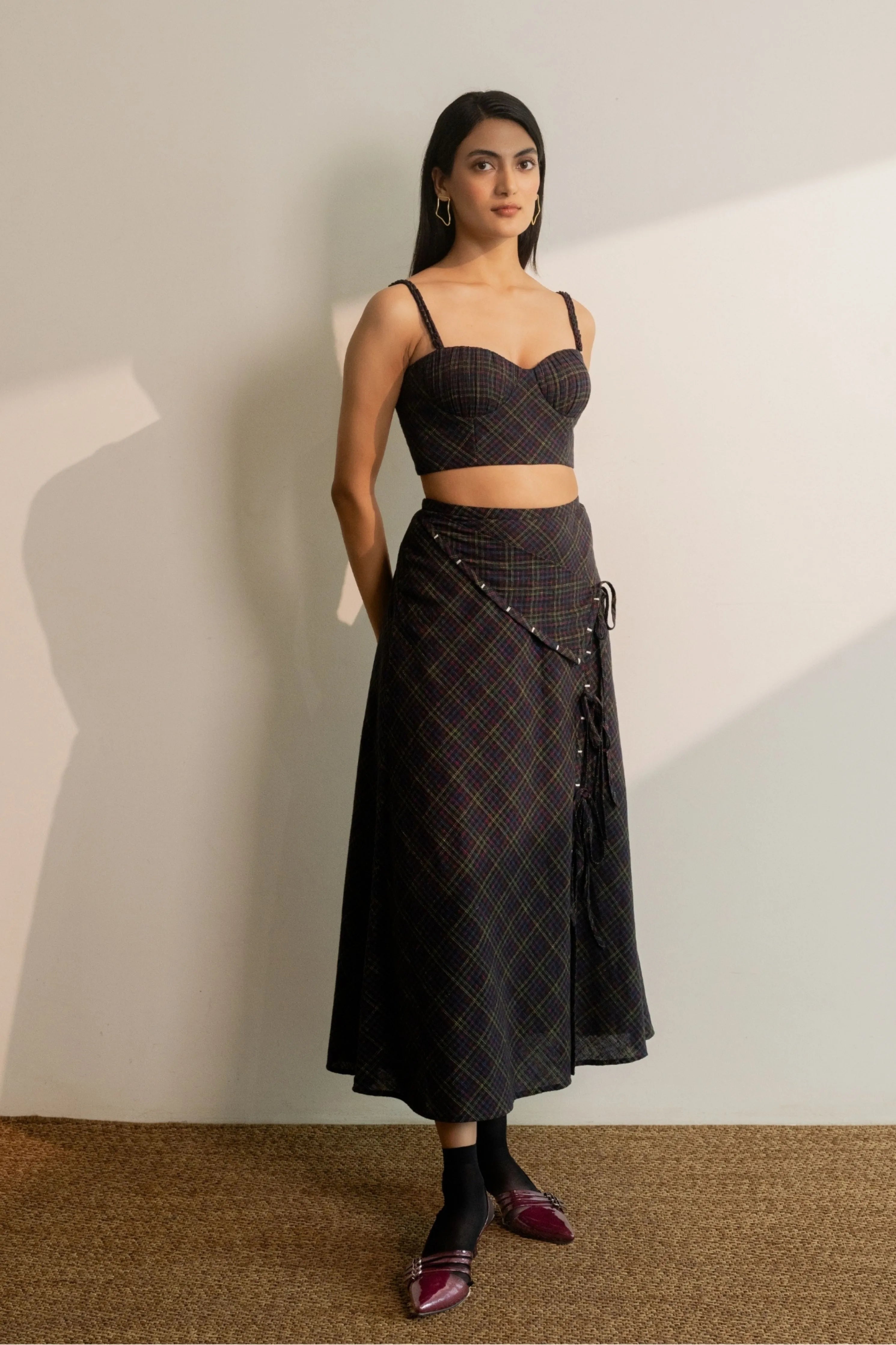 Prism Tie Up Skirt
