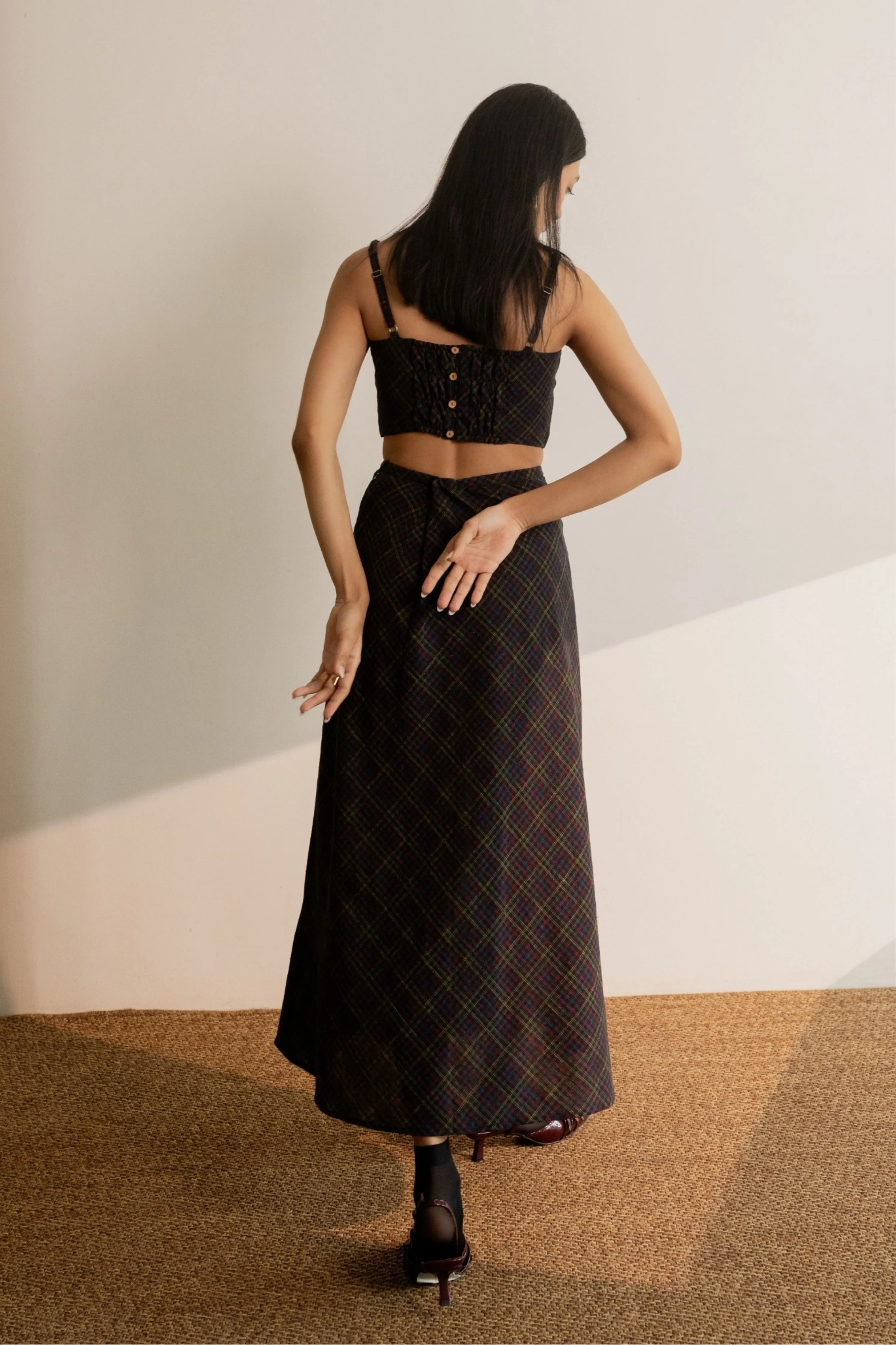 Prism Tie Up Skirt
