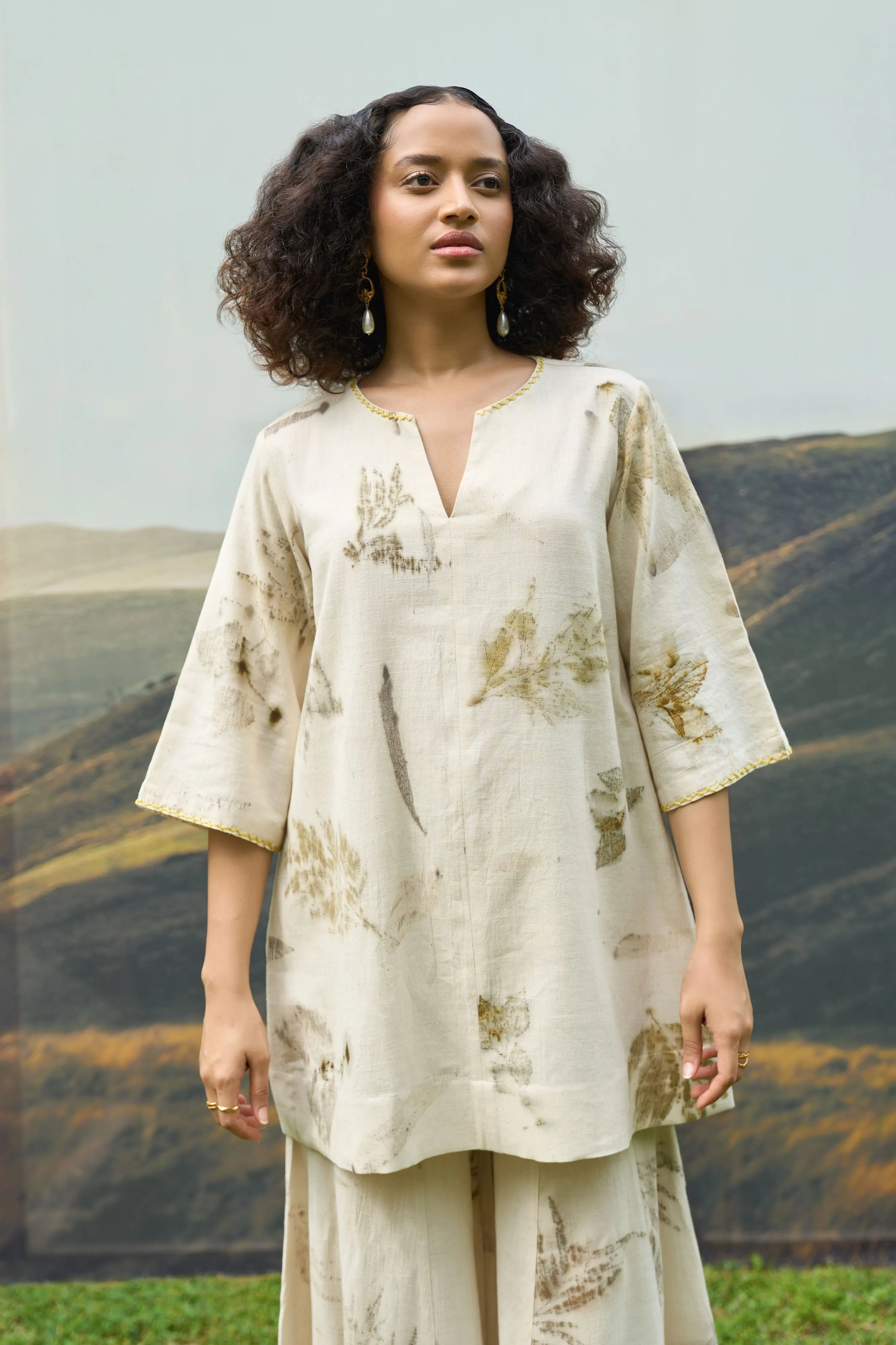 Live Leafy Classic Kurta