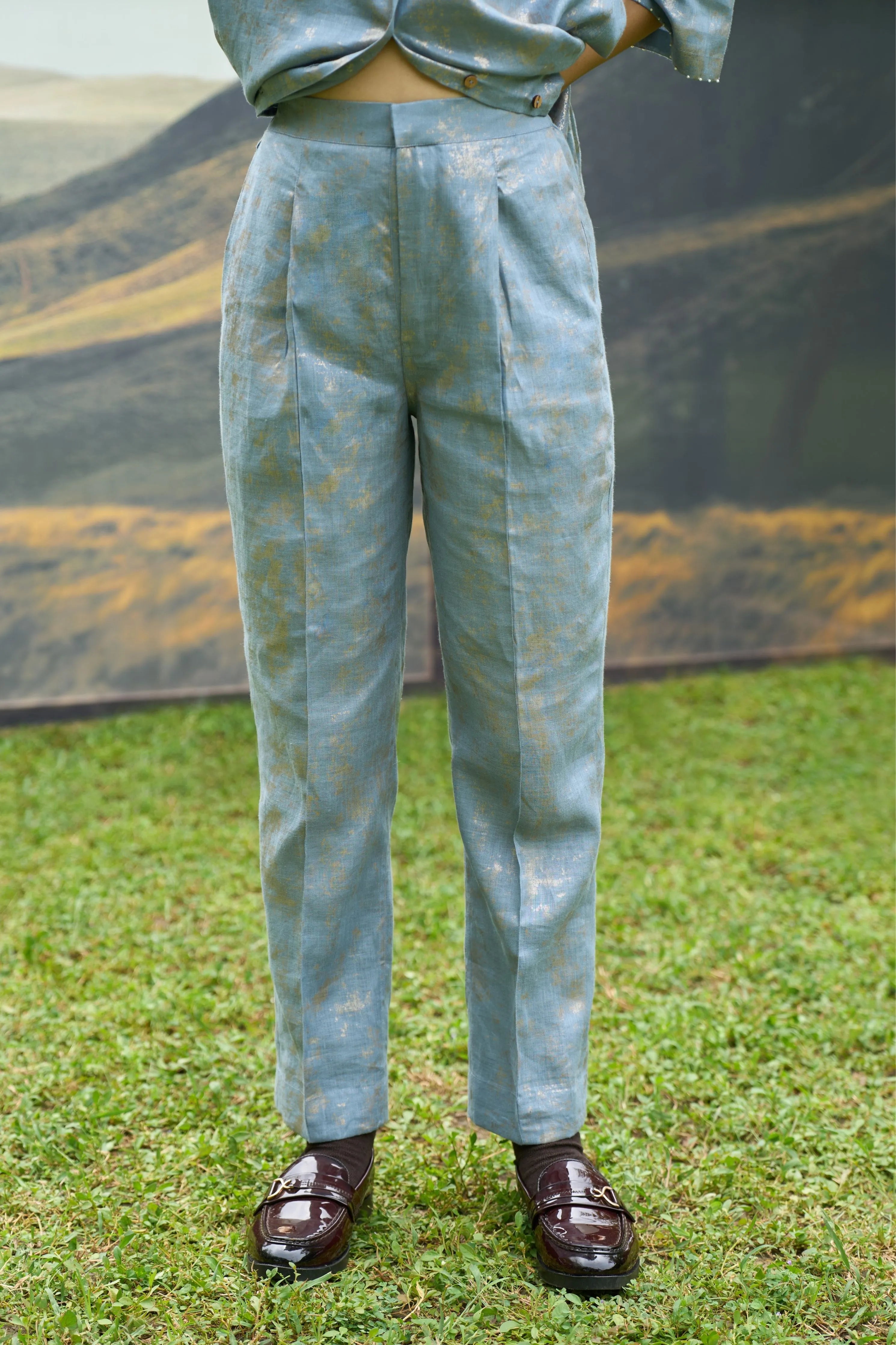 Azure Round Shirt