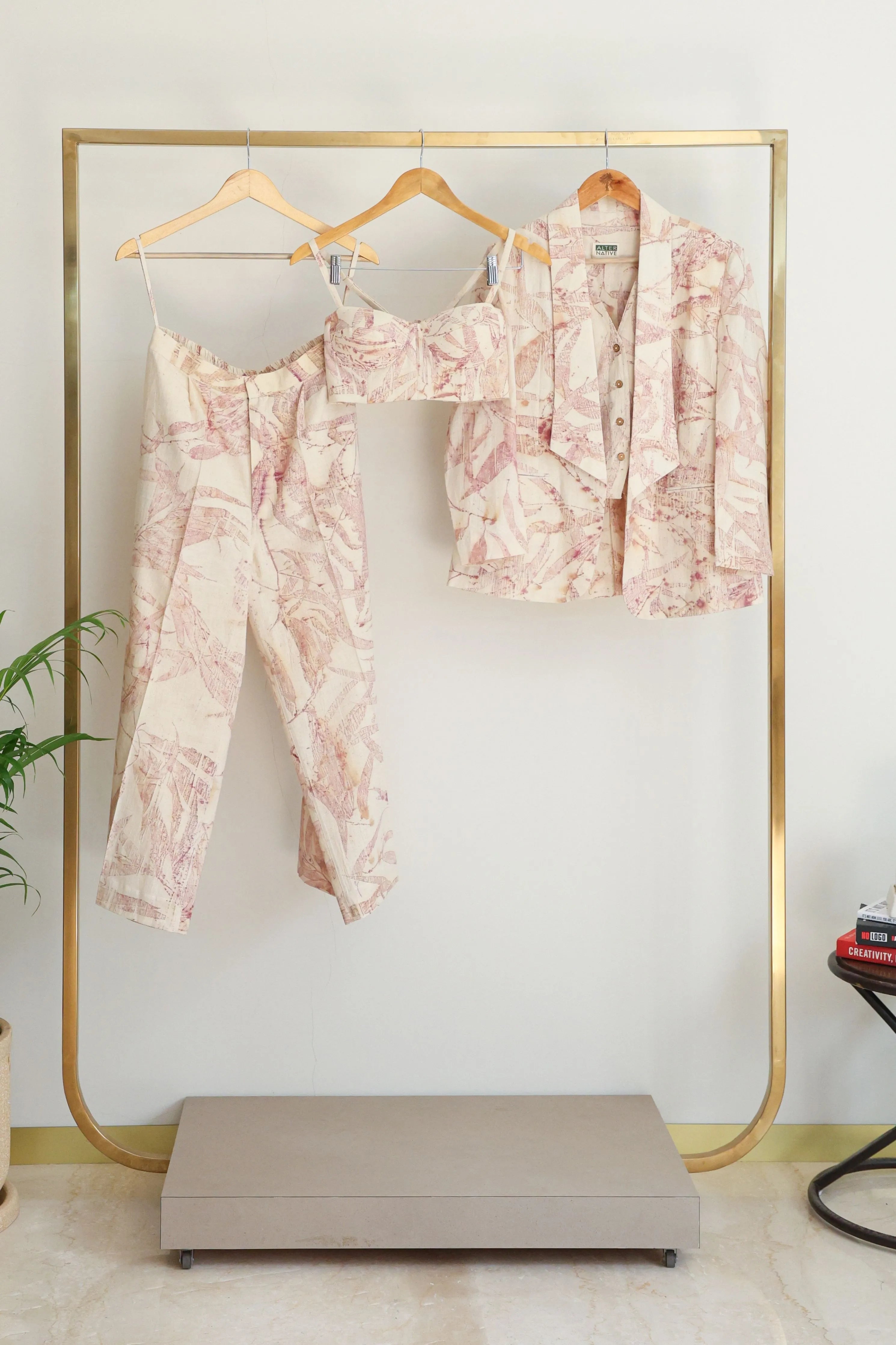 Pink Foliage Bralette