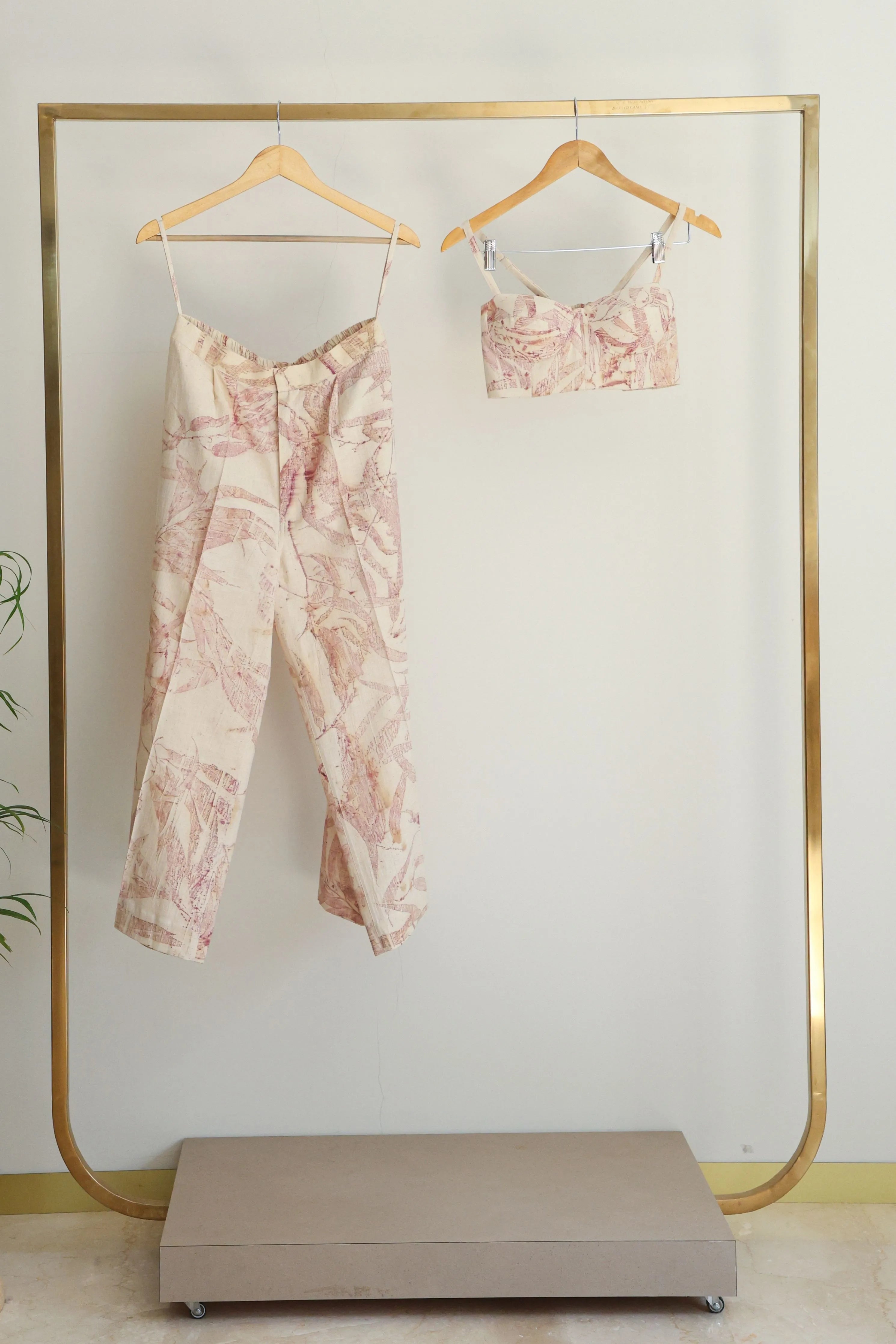 Pink Foliage Bralette
