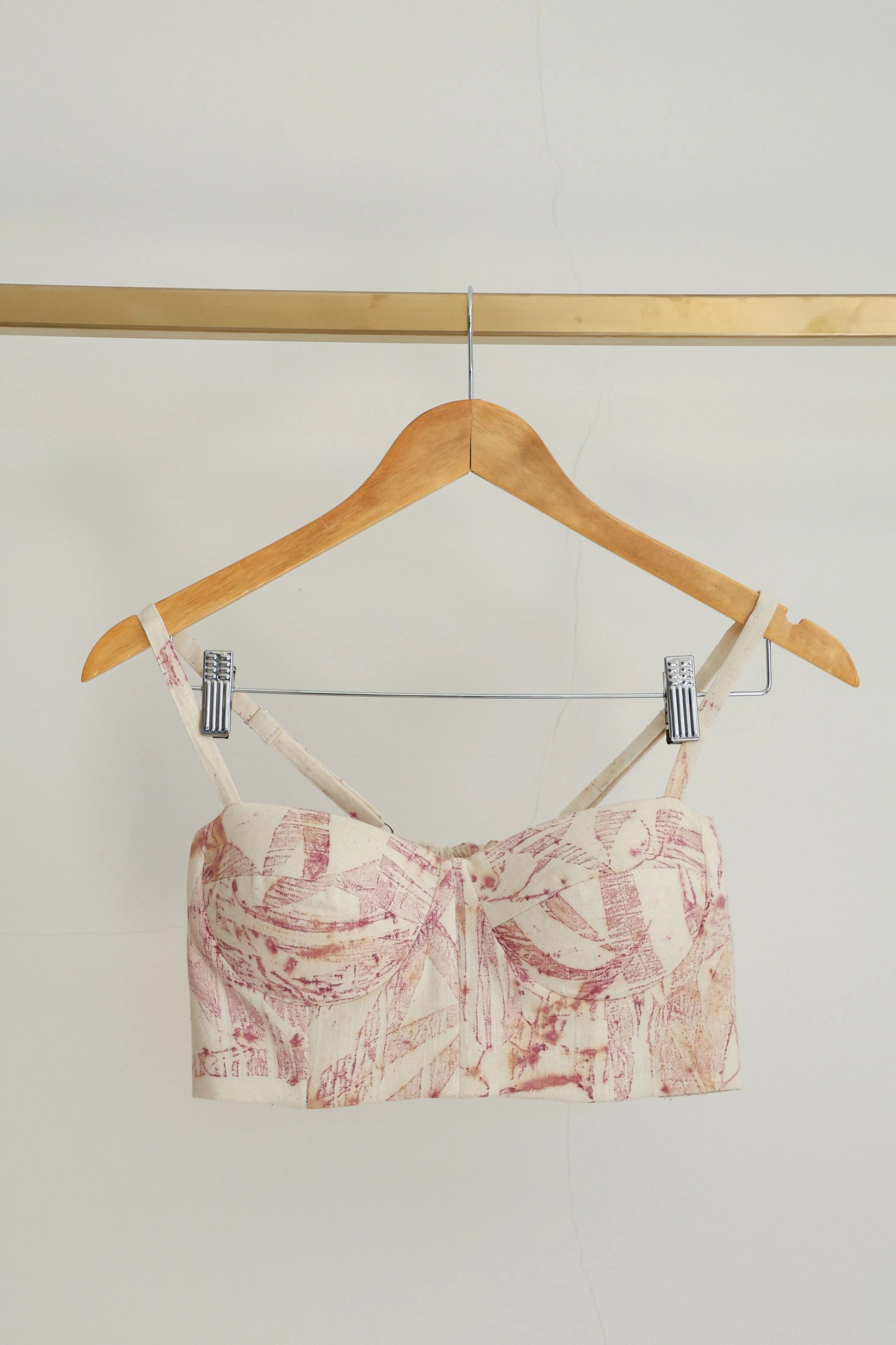 Pink Foliage Bralette