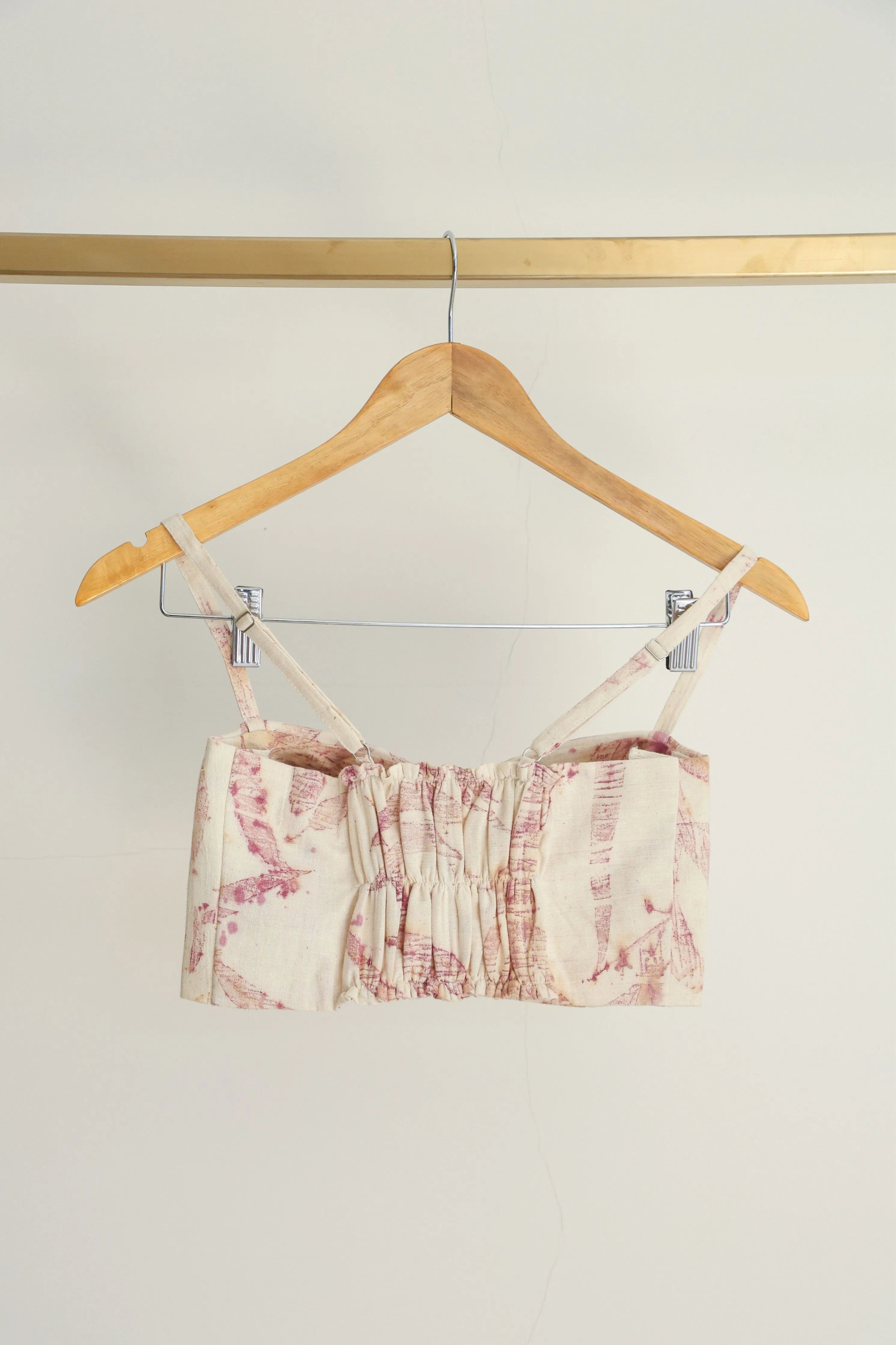 Pink Foliage Bralette