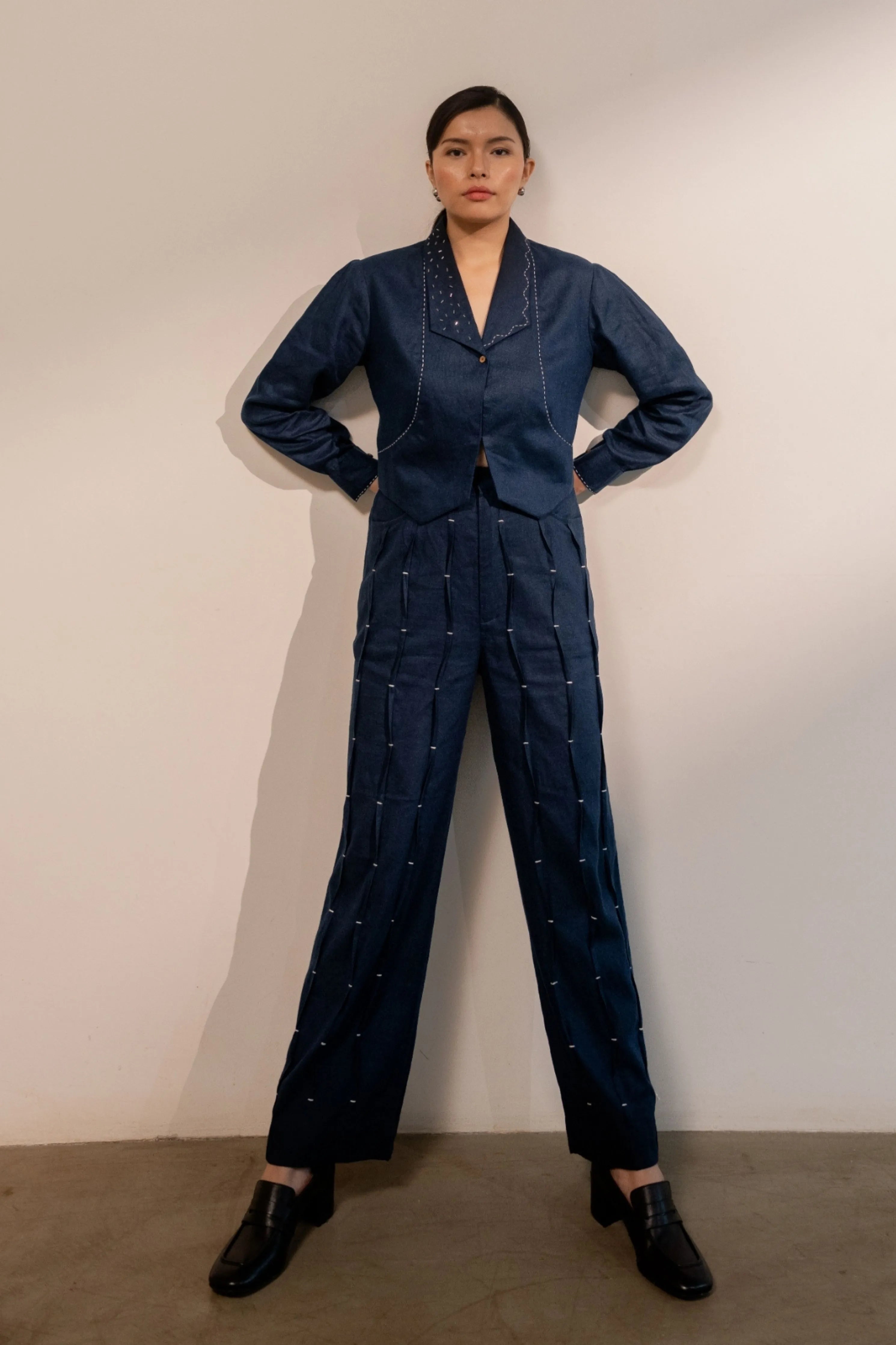 Moraine Blue Crop Jacket
