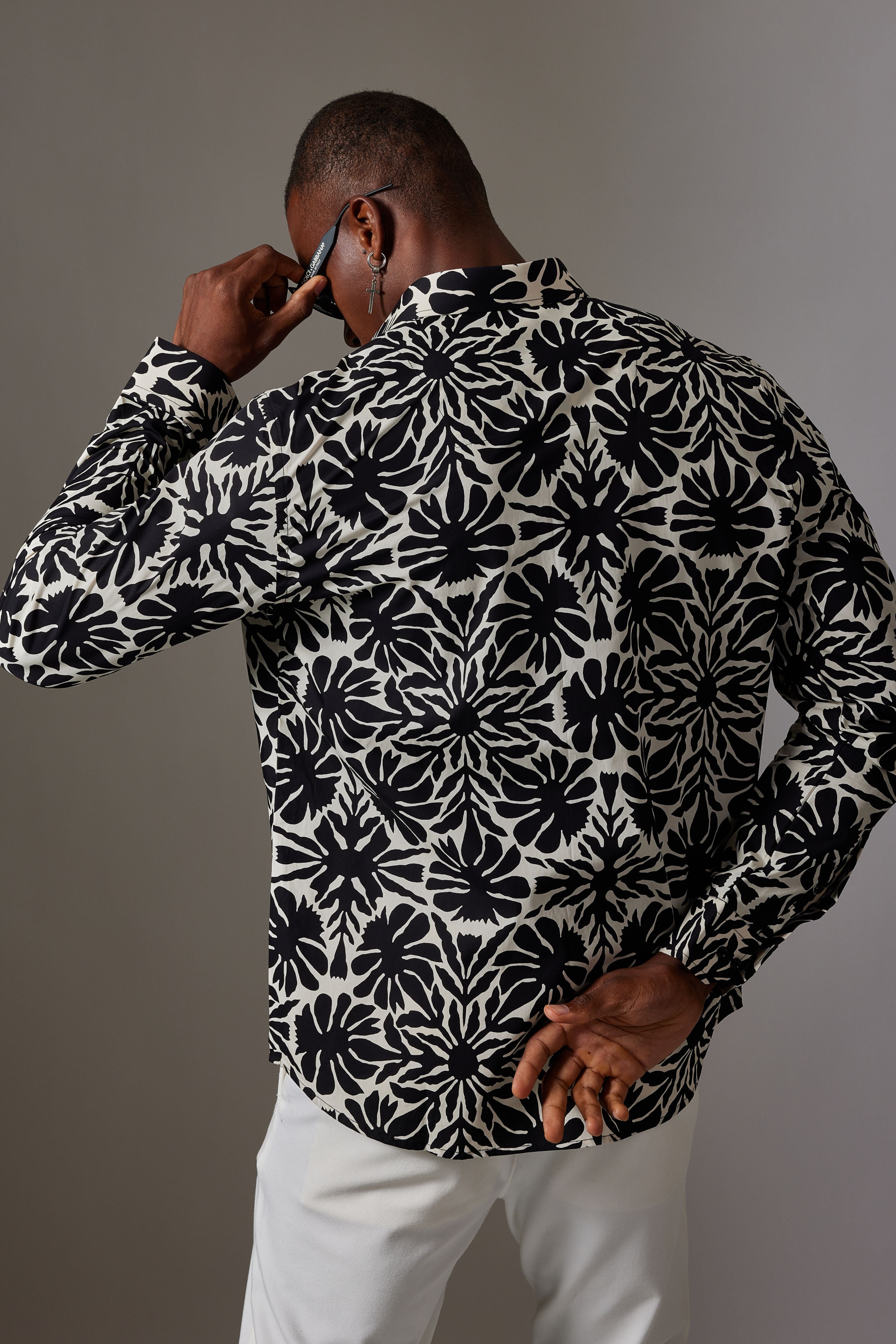 Black Printed Shirt